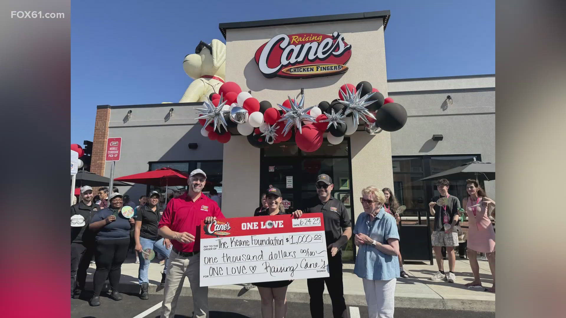 Raising Cane's opened their third Connecticut location at 1298 Silas Deane Highway in Wethersfield Tuesday.