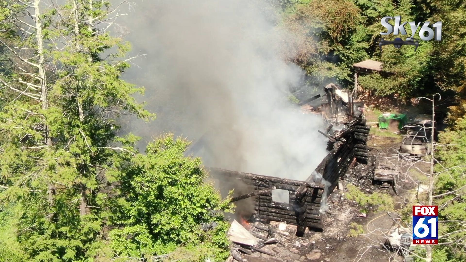 Fire destroys Granby home