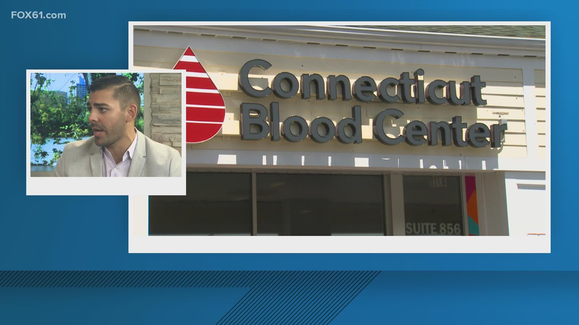 As hospitals and organizations report a blood shortage, The Connecticut Blood Center announced a blood emergency.