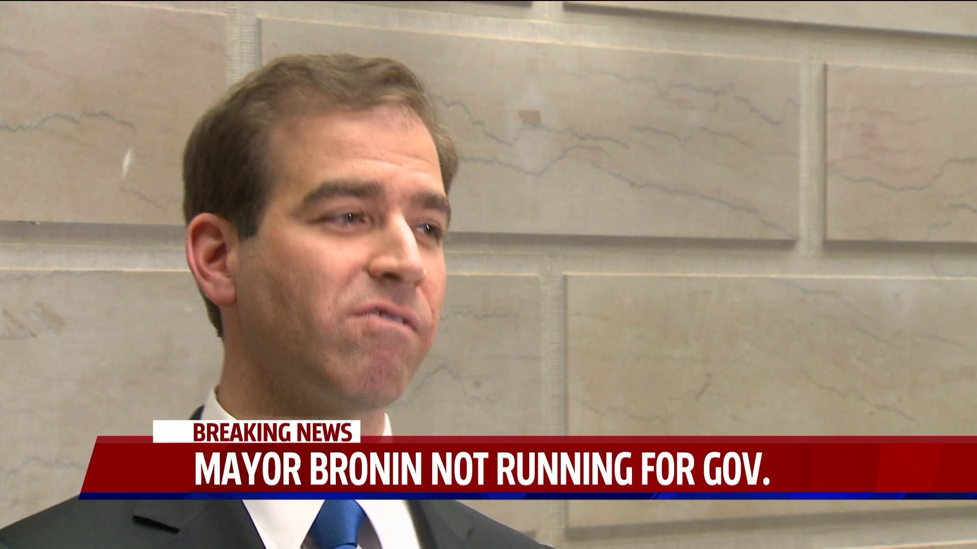 Bronin not running for governor