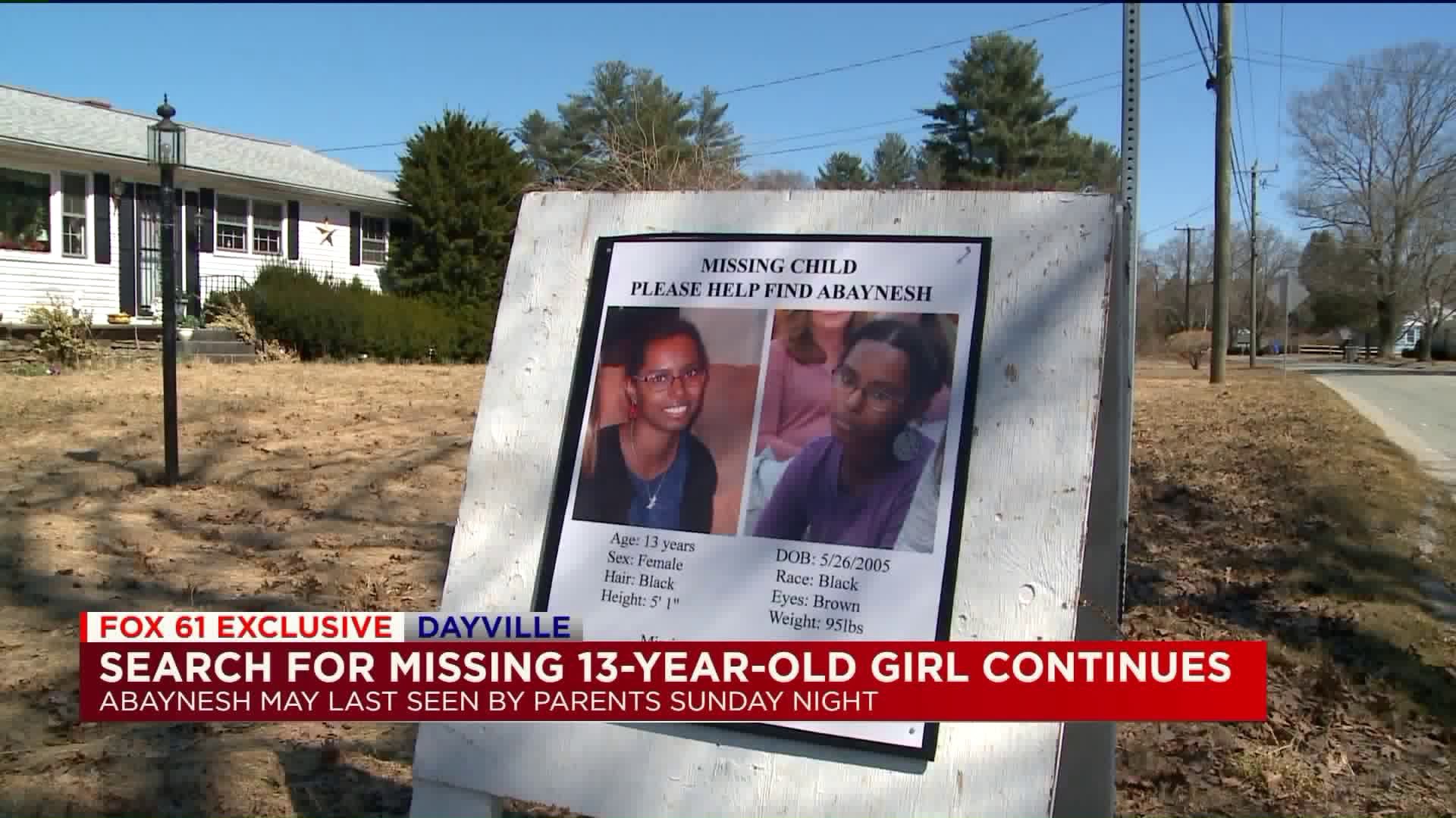 Search for missing girl continues