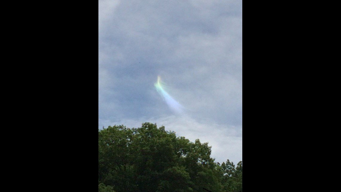 Rainbow orbs in the sky angels or science?