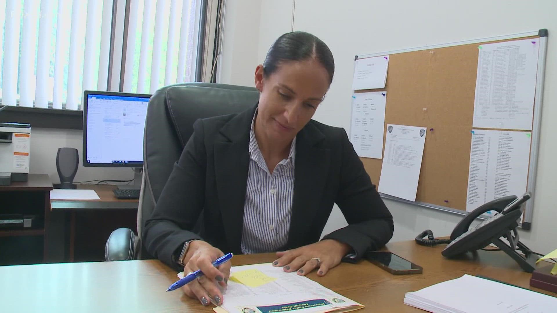 Former acting New Haven police chief sworn in as deputy chief in Watertown.