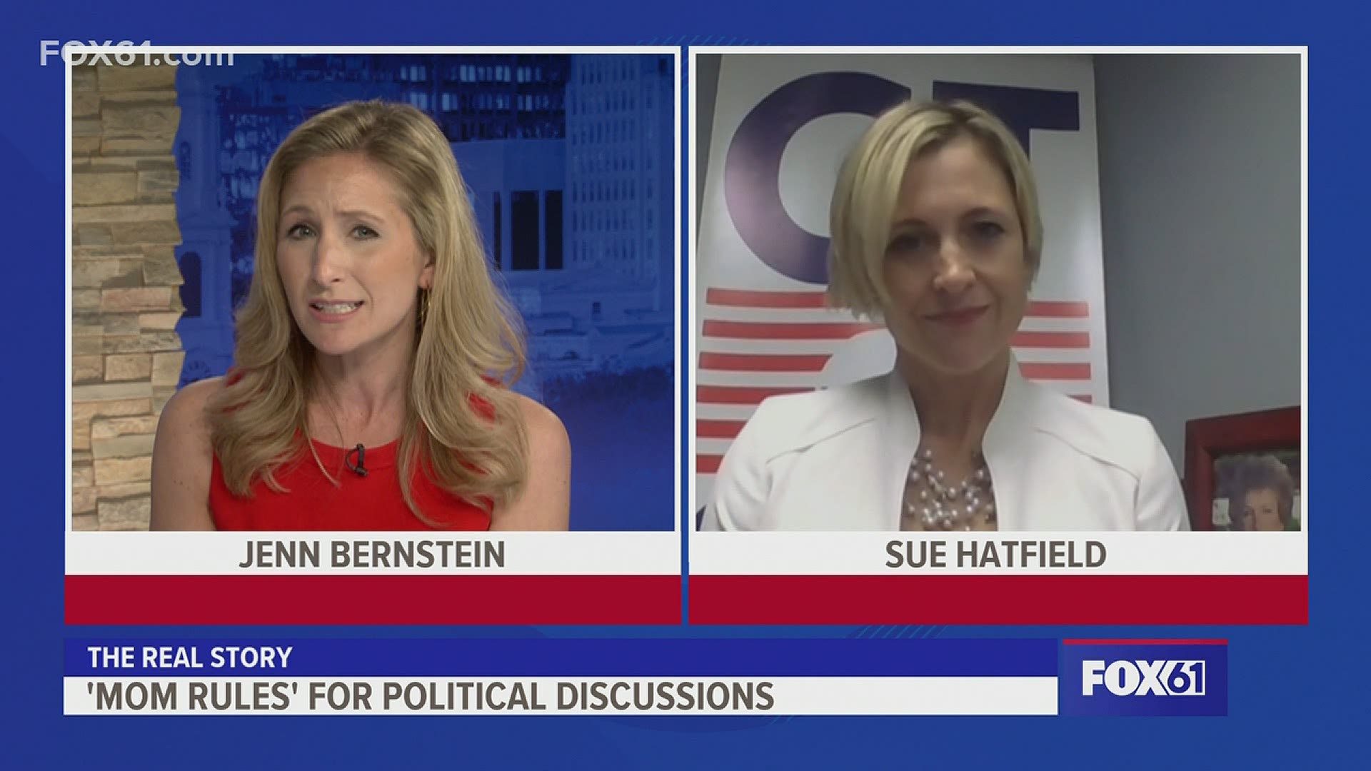 She talks to Real Story host Jenn Bernstein about her 'Mom Rules' op-ed and what it will take to bring civility to political discourse.