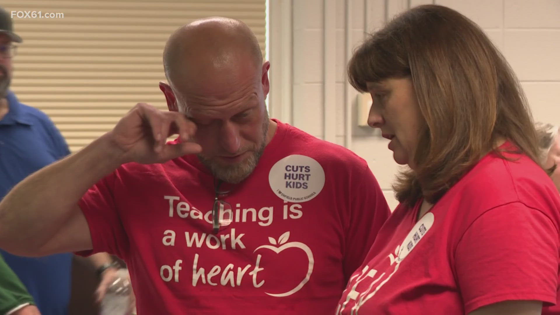 Tears were shed as the 2025 fiscal year budget was actually $9.5 million short, meaning a record number of teachers and staff will be losing their jobs.