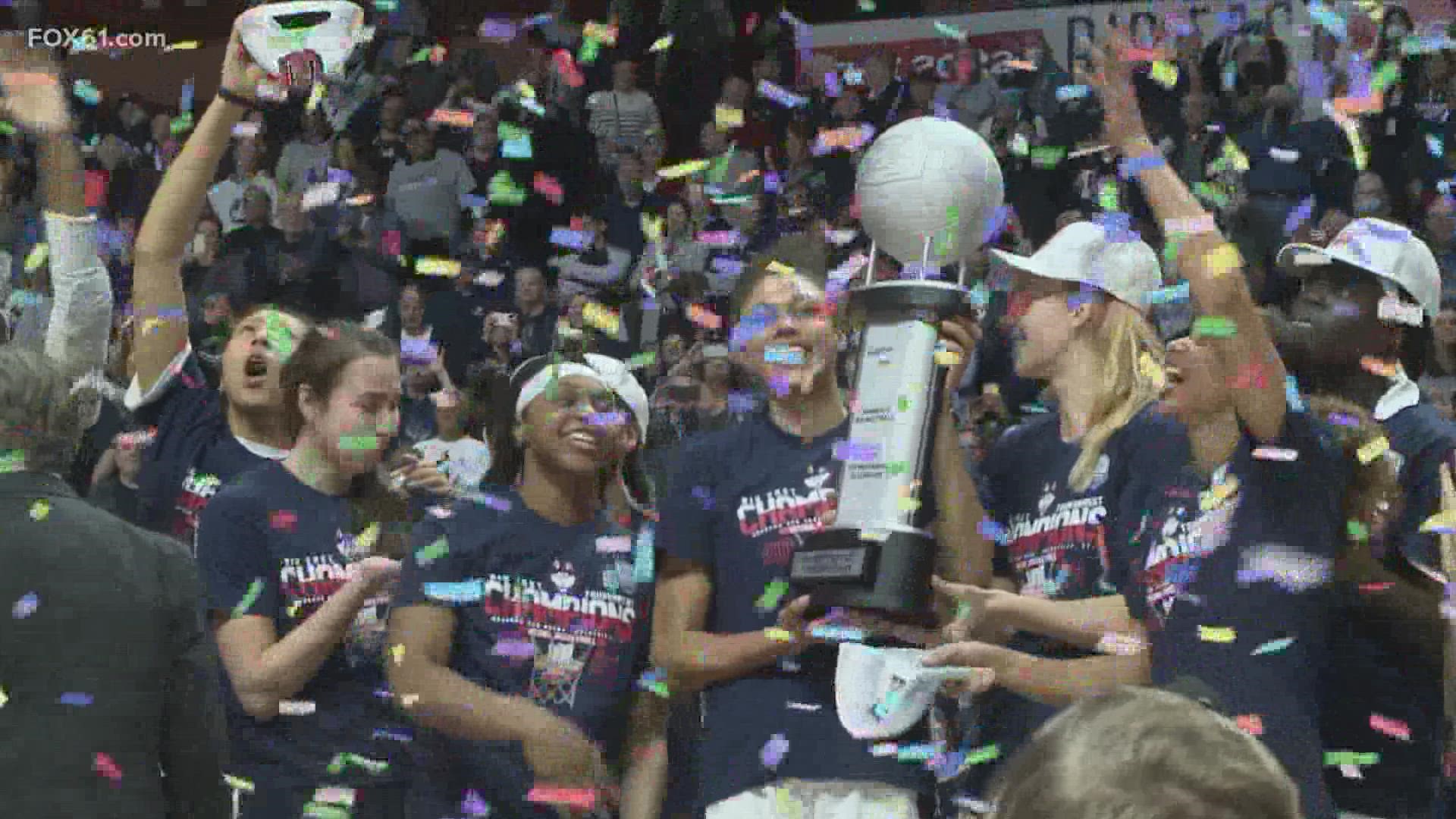 UConn women's basketball defeats Villanova to win Big East Tournament  championship - The UConn Blog