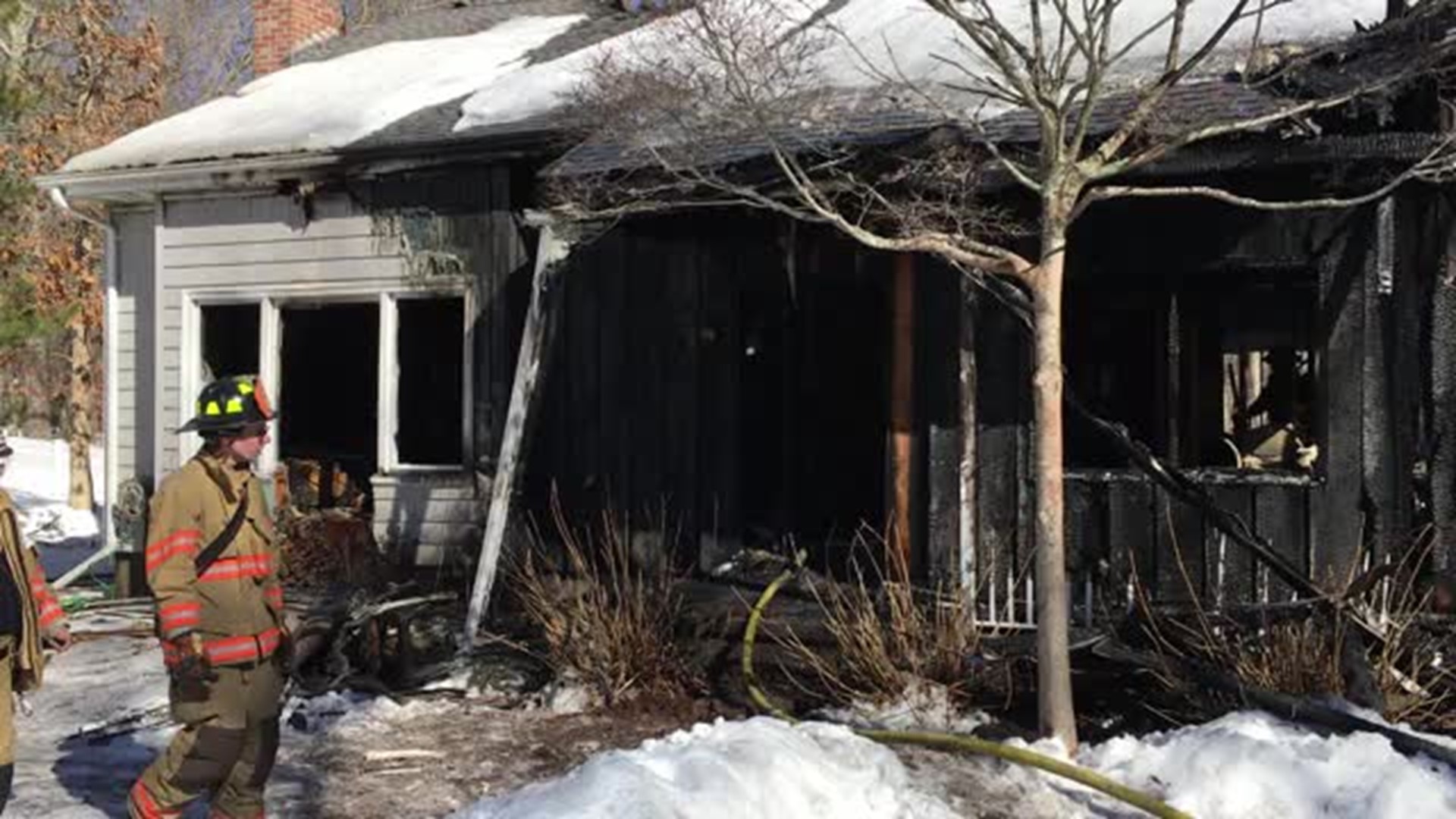 Home destroyed in Gales Ferry fire