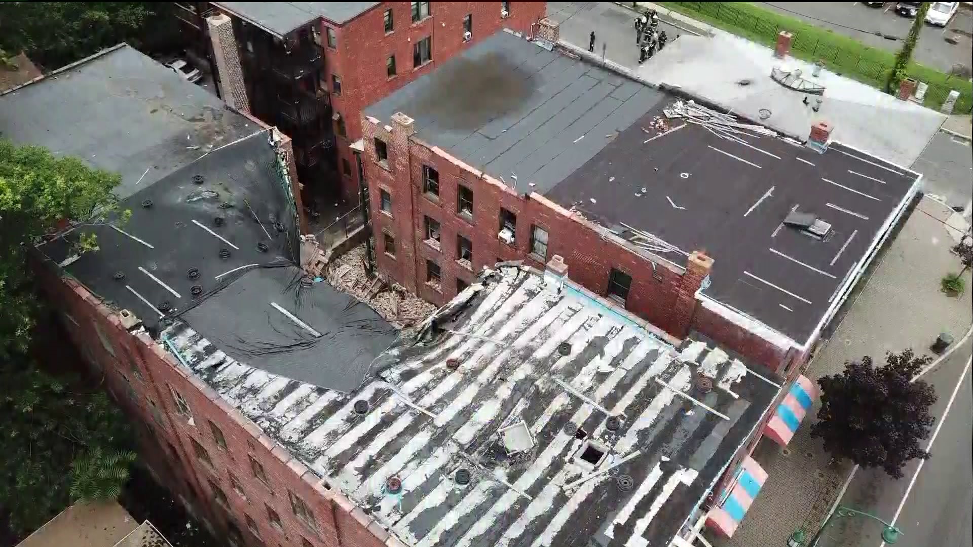Building collapse in Hartford
