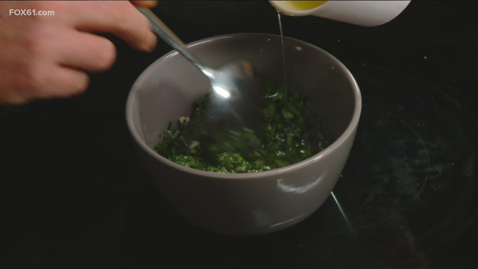 Puente Pub, located in Unionville, shows us how to make a delicious chimichurri sauce marinade that is guaranteed to level up any dish you make!