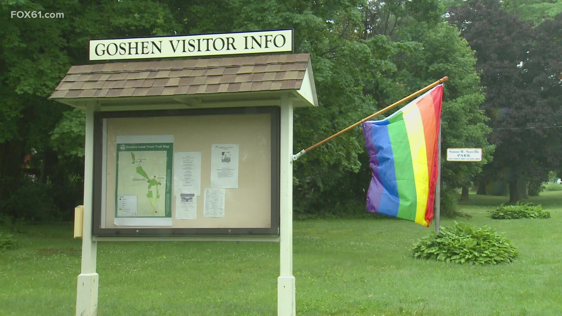 Some Goshen residents have opposed the town putting up a Pride flag on town property.