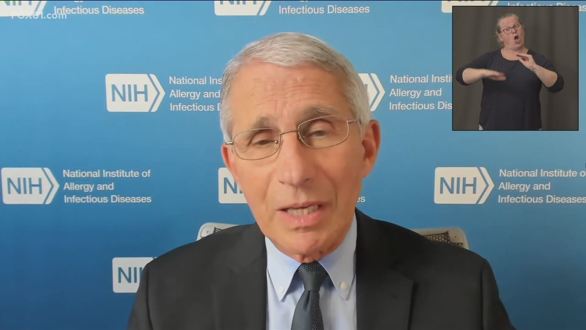 Fauci lauds efforts in state