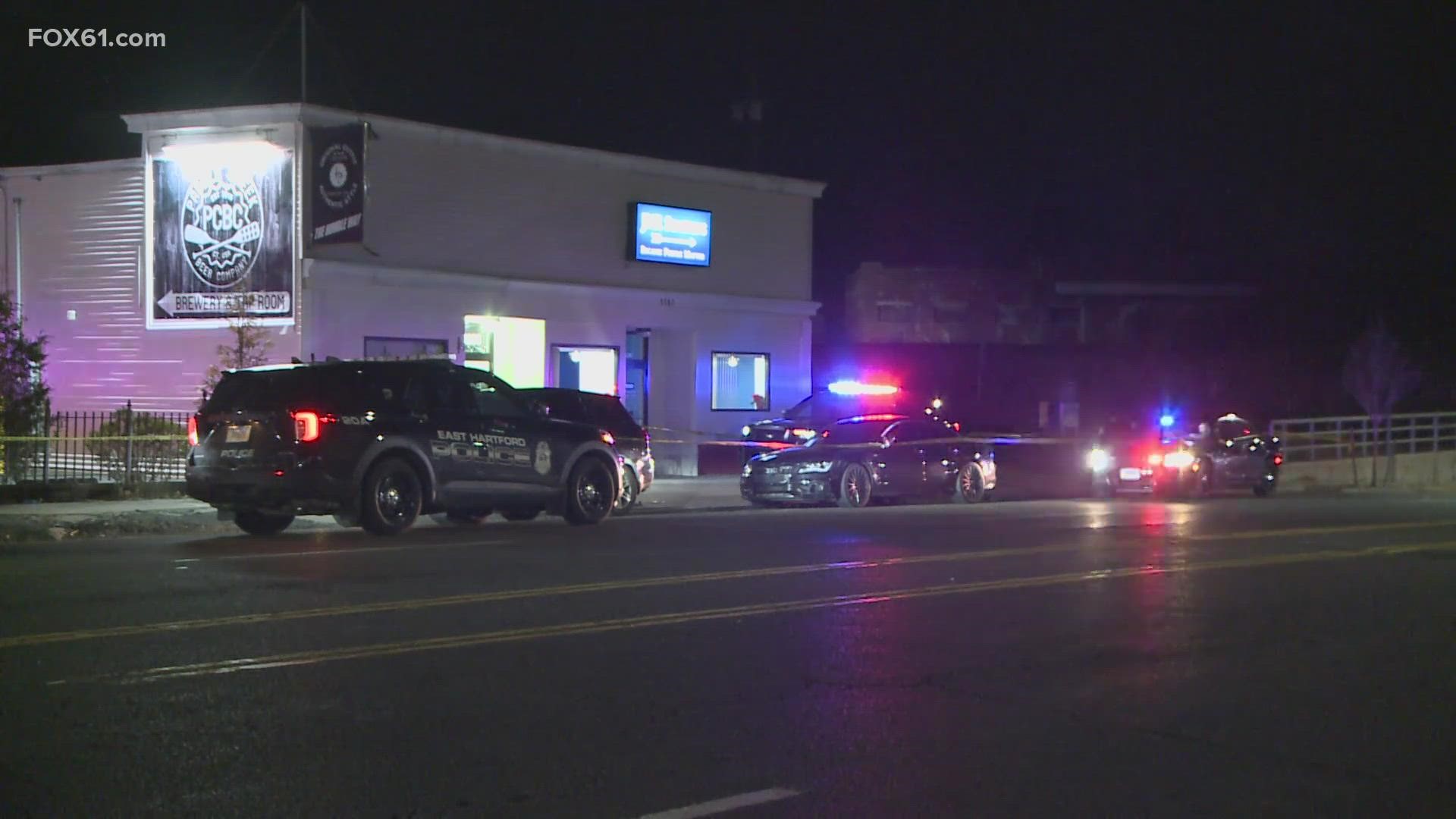 The store clerk was treated on scene for a non-life-threatening gunshot wound to the lower back and was later taken to the hospital.