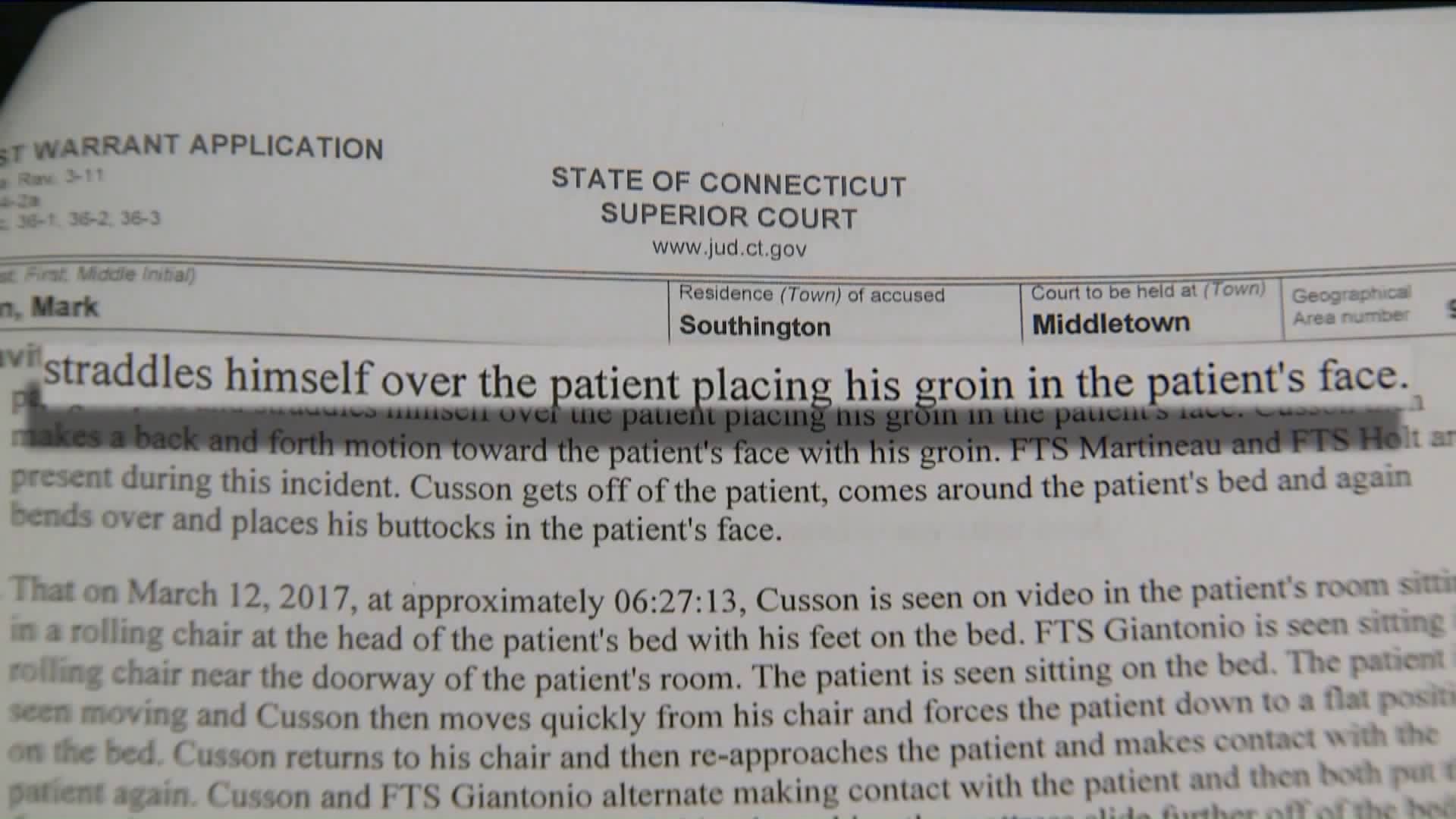 Warrants detail repeated patient abuse at state funded psychiatric hospital