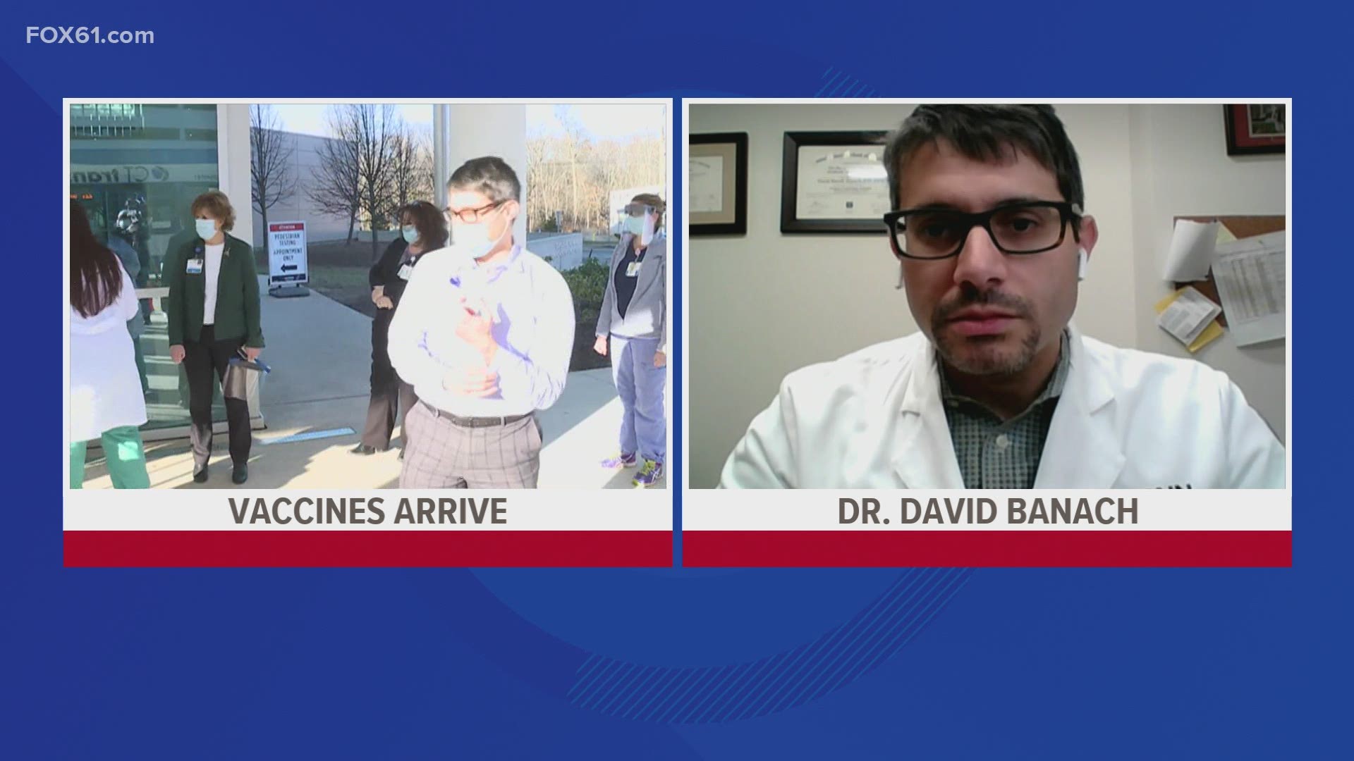 There is some hesitancy when it comes to the COVID-19 vaccine. Dr. David Banach from UConn health discusses what it was like receiving the vaccine