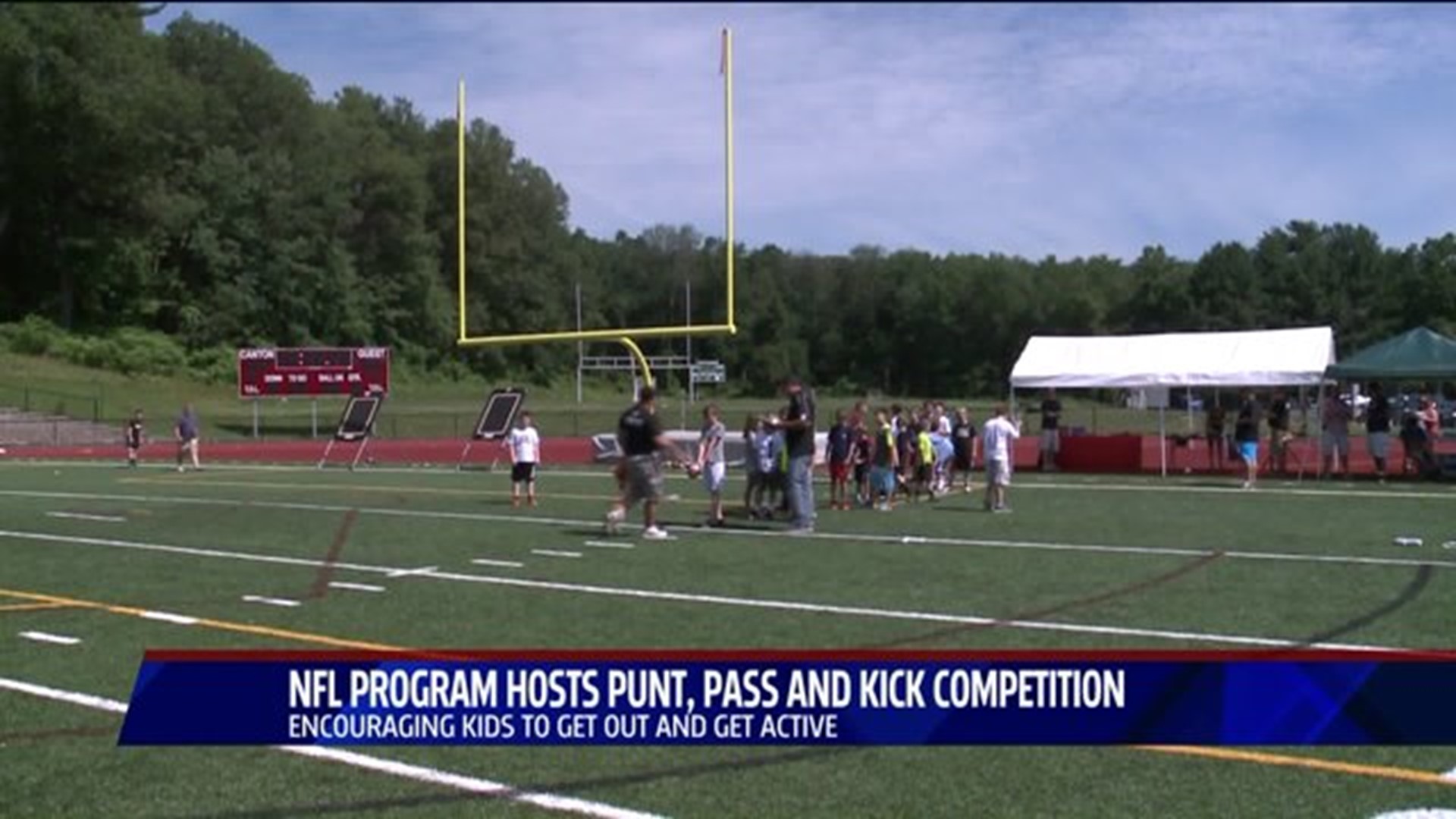Punt, pass and kick competition held by NFL