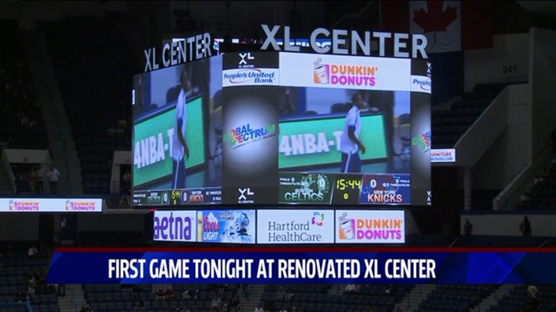 XL Center Hosts First Sporting Event Since Renovation
