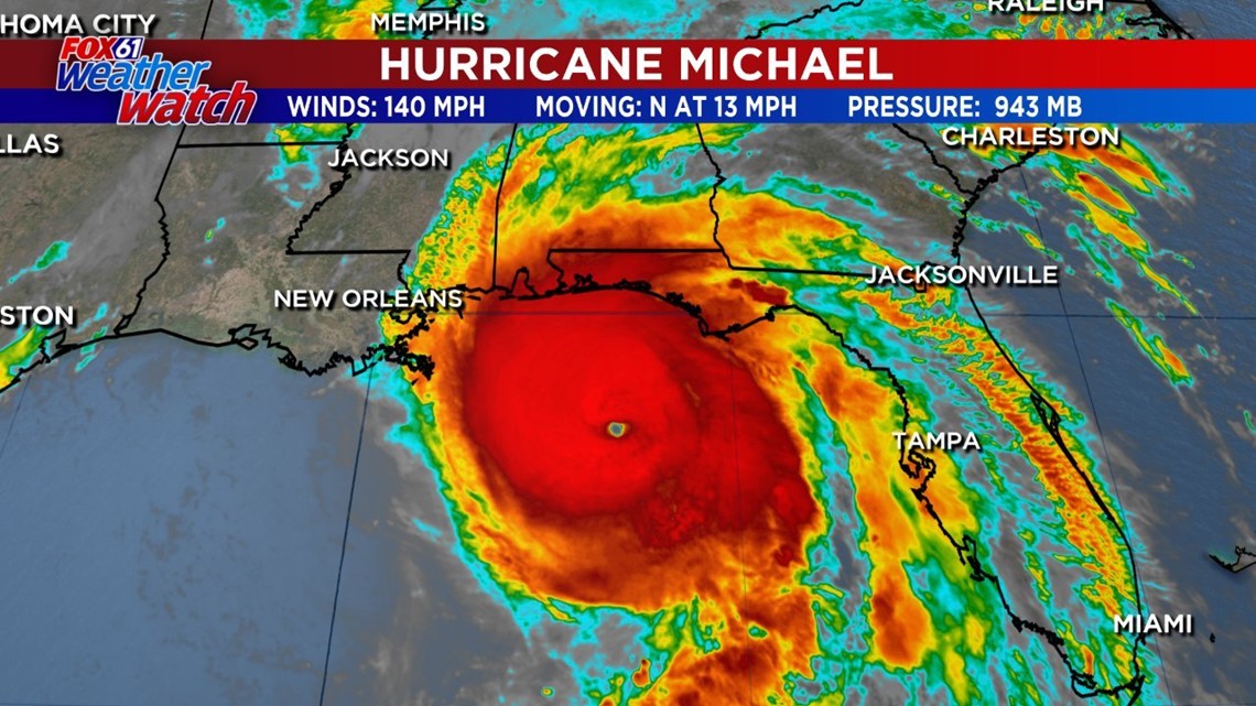 Category 4 Hurricane Michael making landfall today