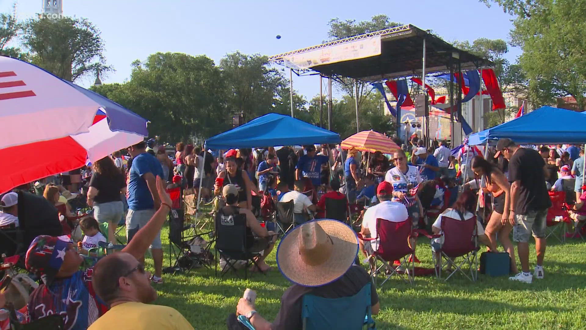 The green in New Haven was full of red, white and blue Puerto Rican flags for the 8th annual Puerto Rican Festival of New Haven.