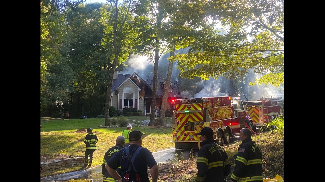 Fire seriously damages Andover home