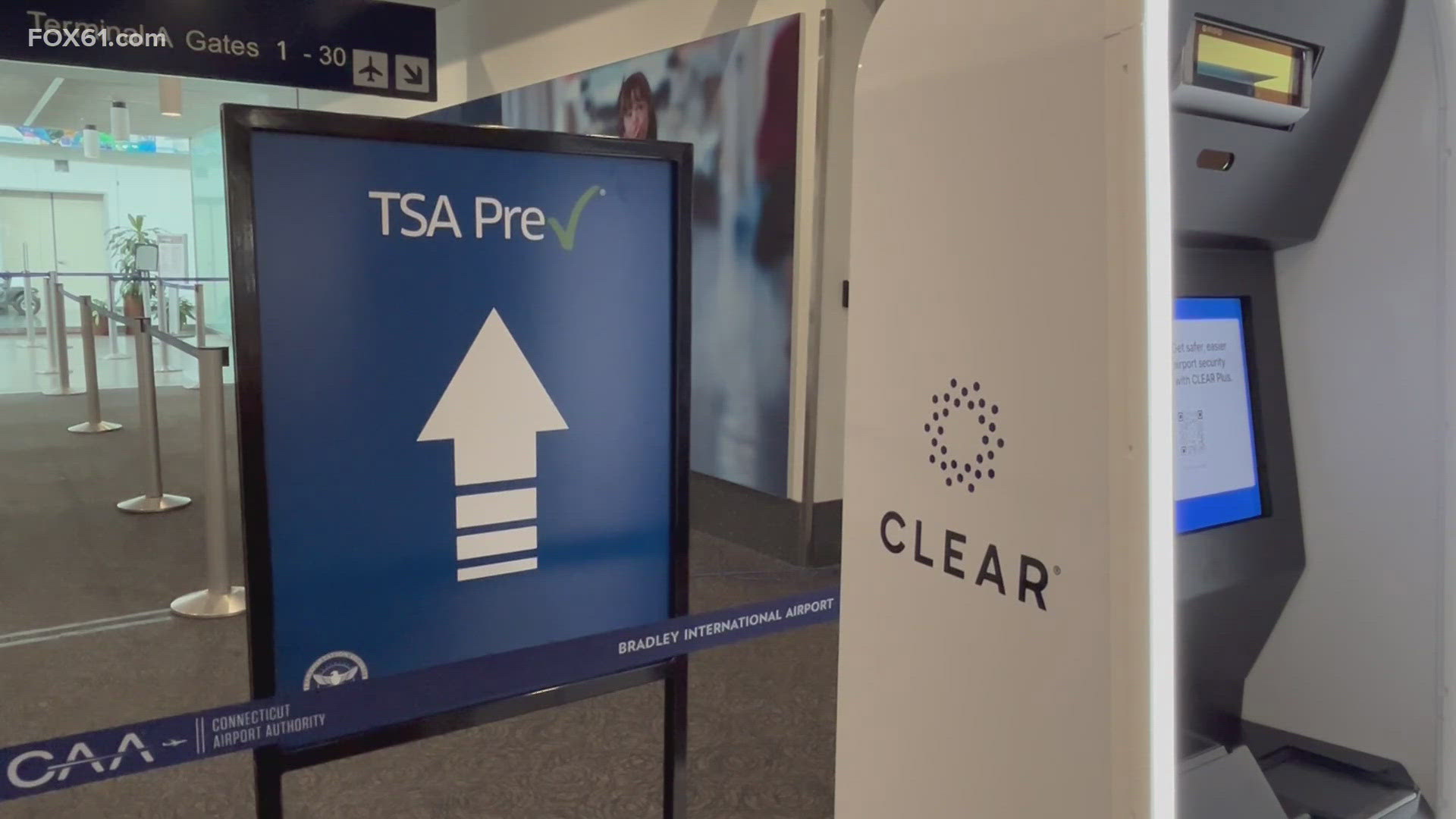 CLEAR pods at the airport will be used as TSA Precheck authorized enrollment and renewal locations.