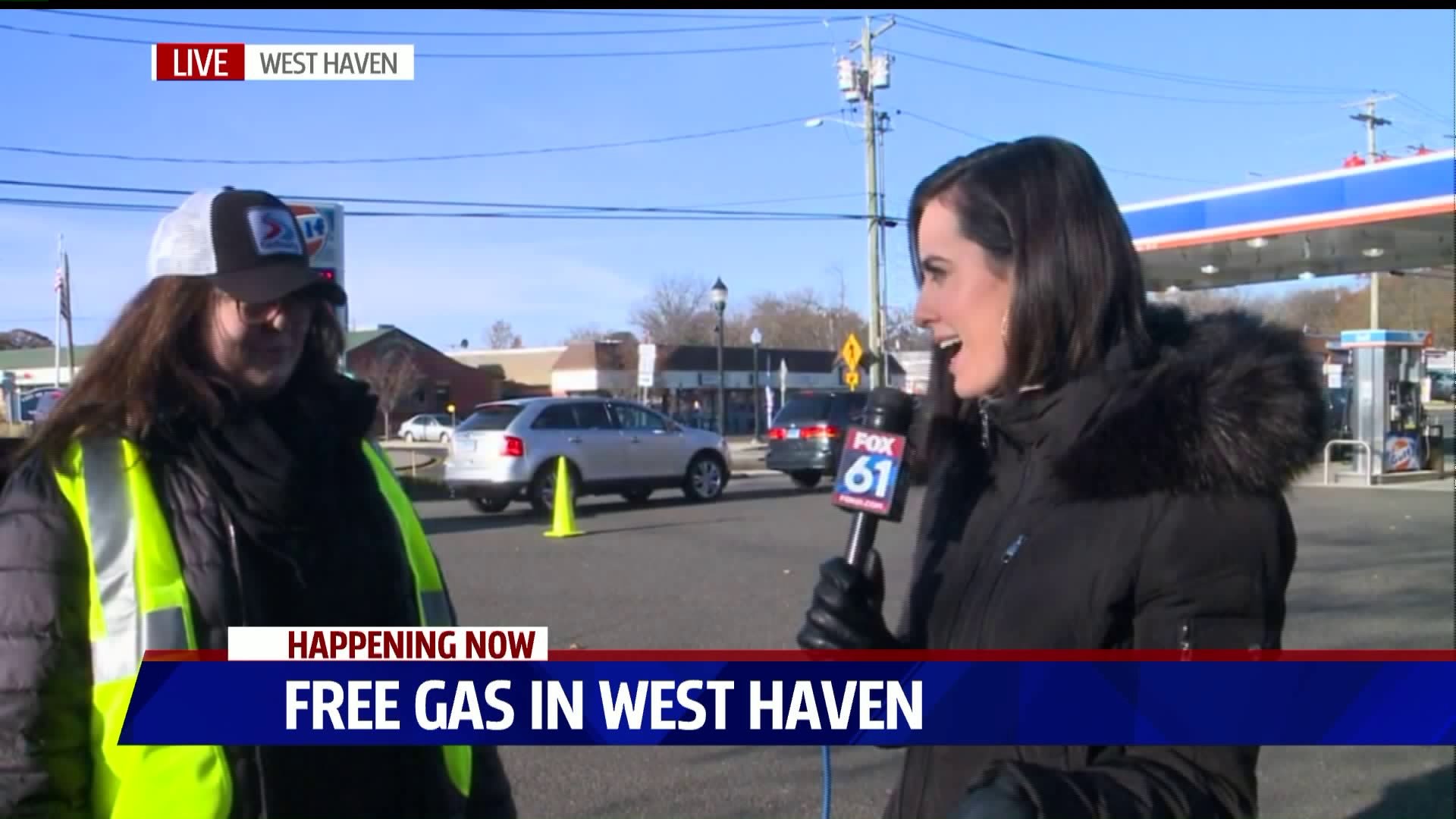 Free gas in West Haven