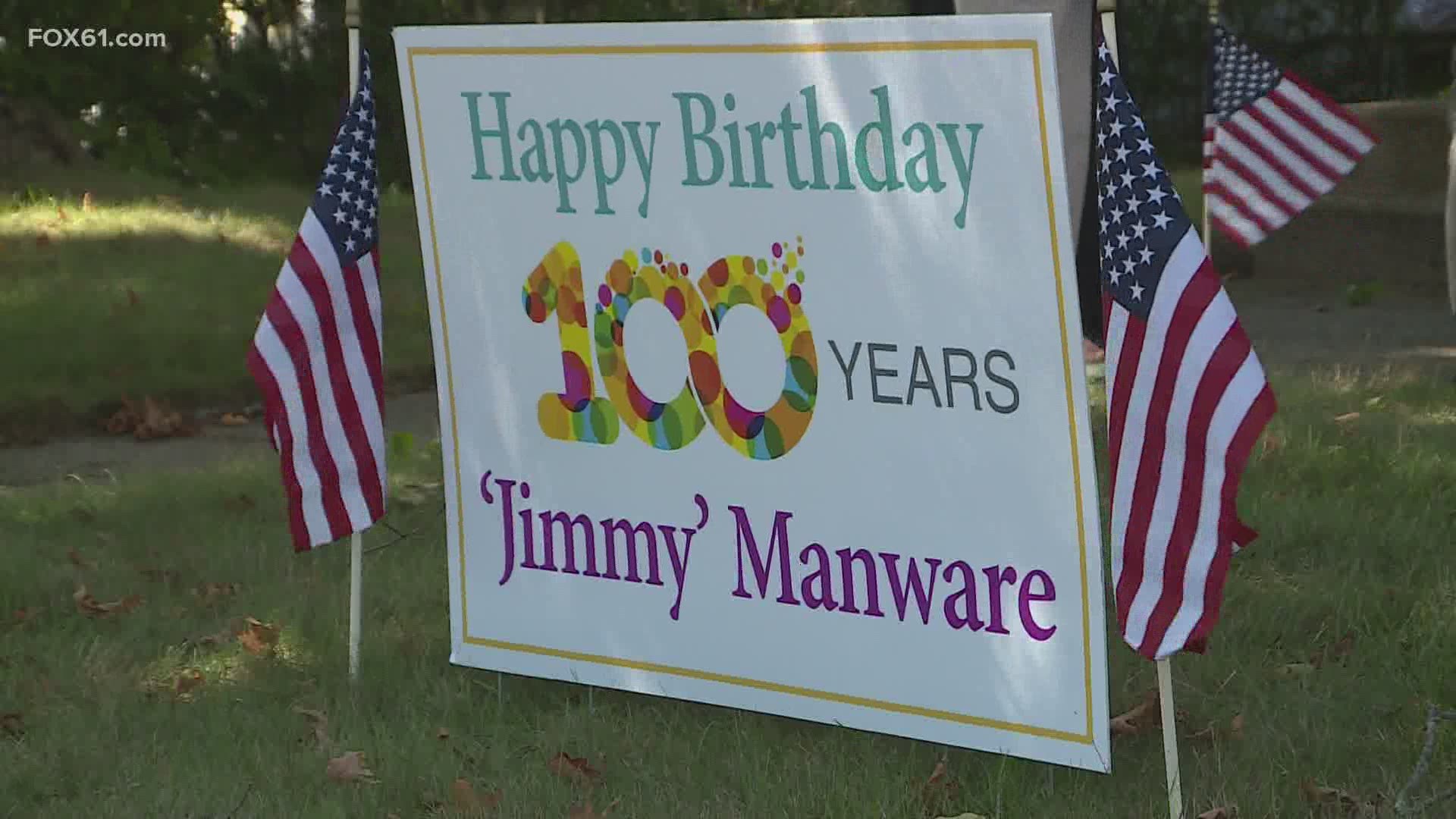 Jimmy Manware was a medic in the Army Air Corps during World War II.