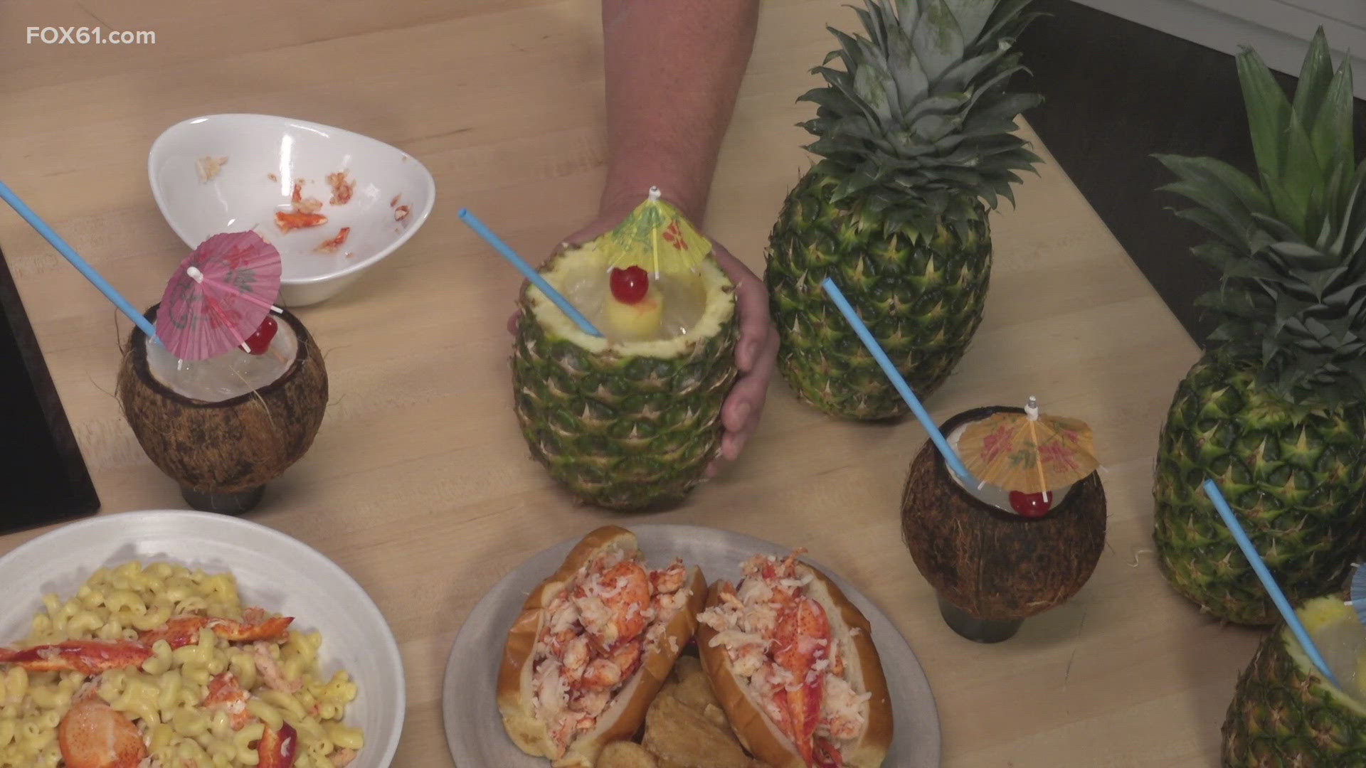 We're making lobster rolls with Kokomo's Restaurant in Old Lyme.
