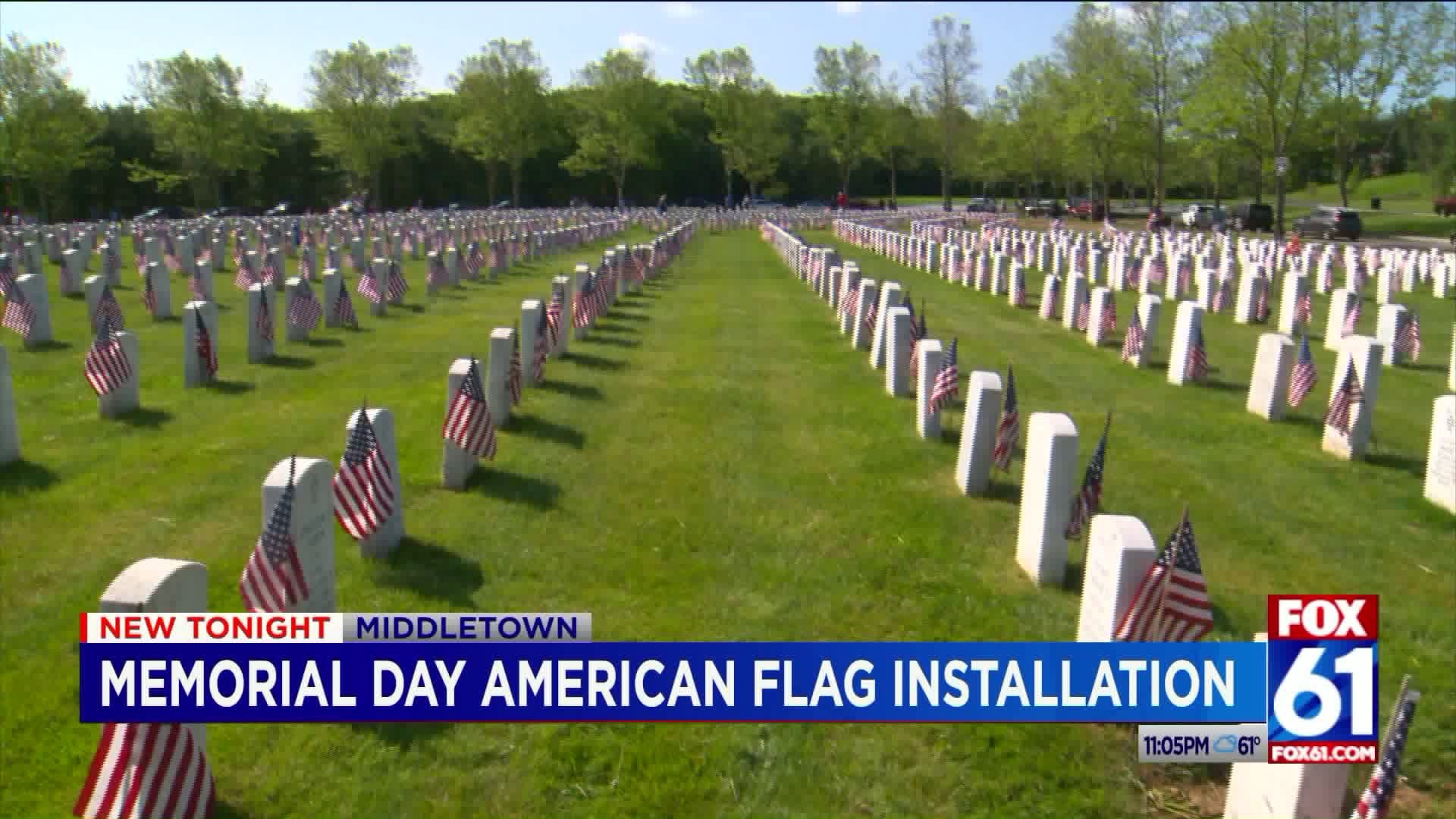 Over 10,000 flags placed in honor of Fallen Heroes