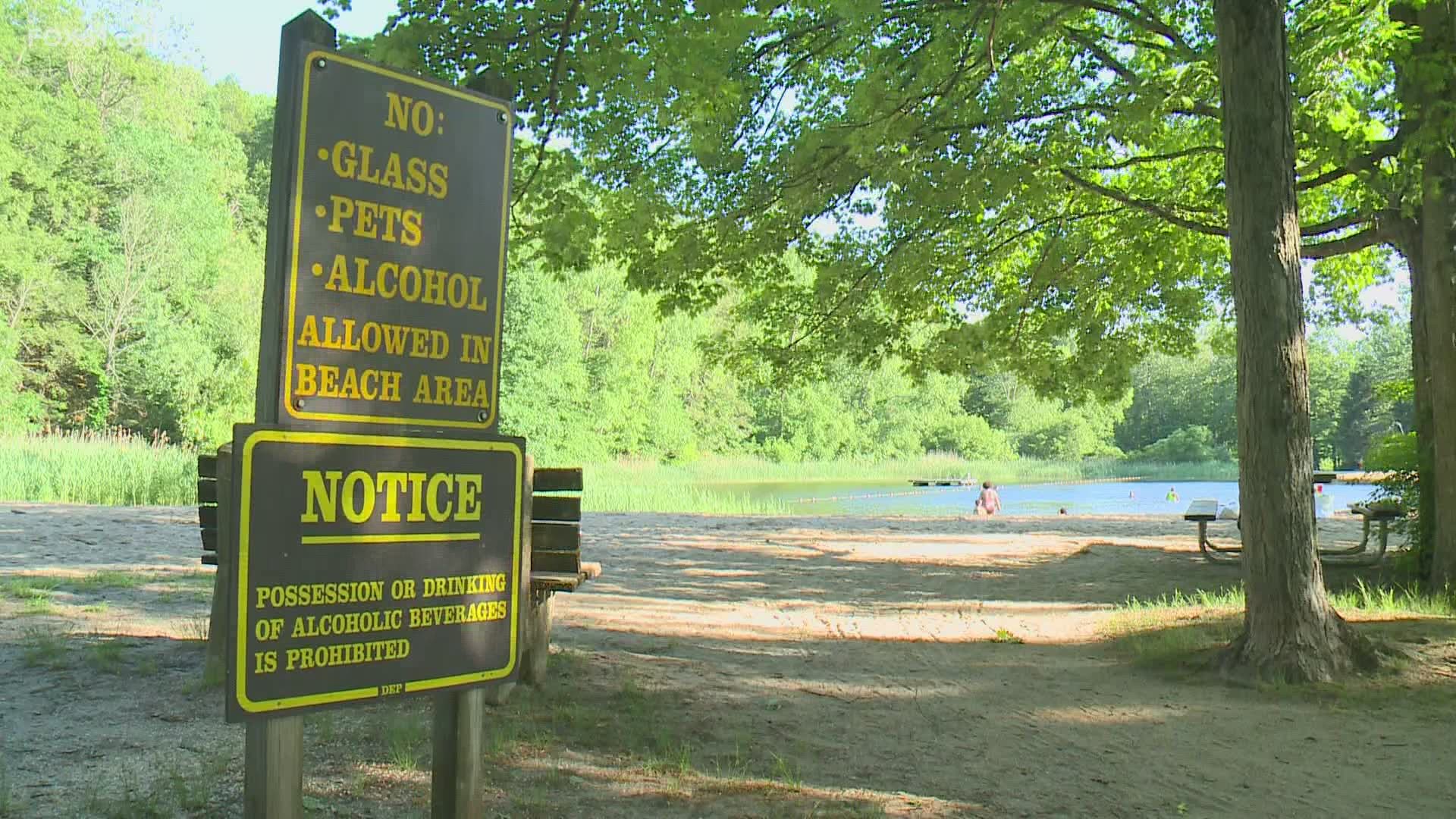 This is the second year the state has implemented the ban on its smaller parks.