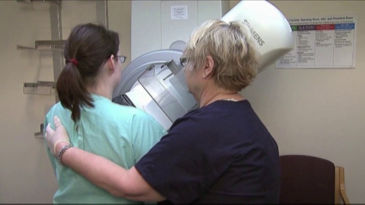在乳腺癌宣传月期间哪里可以找到免费的乳房x光检查