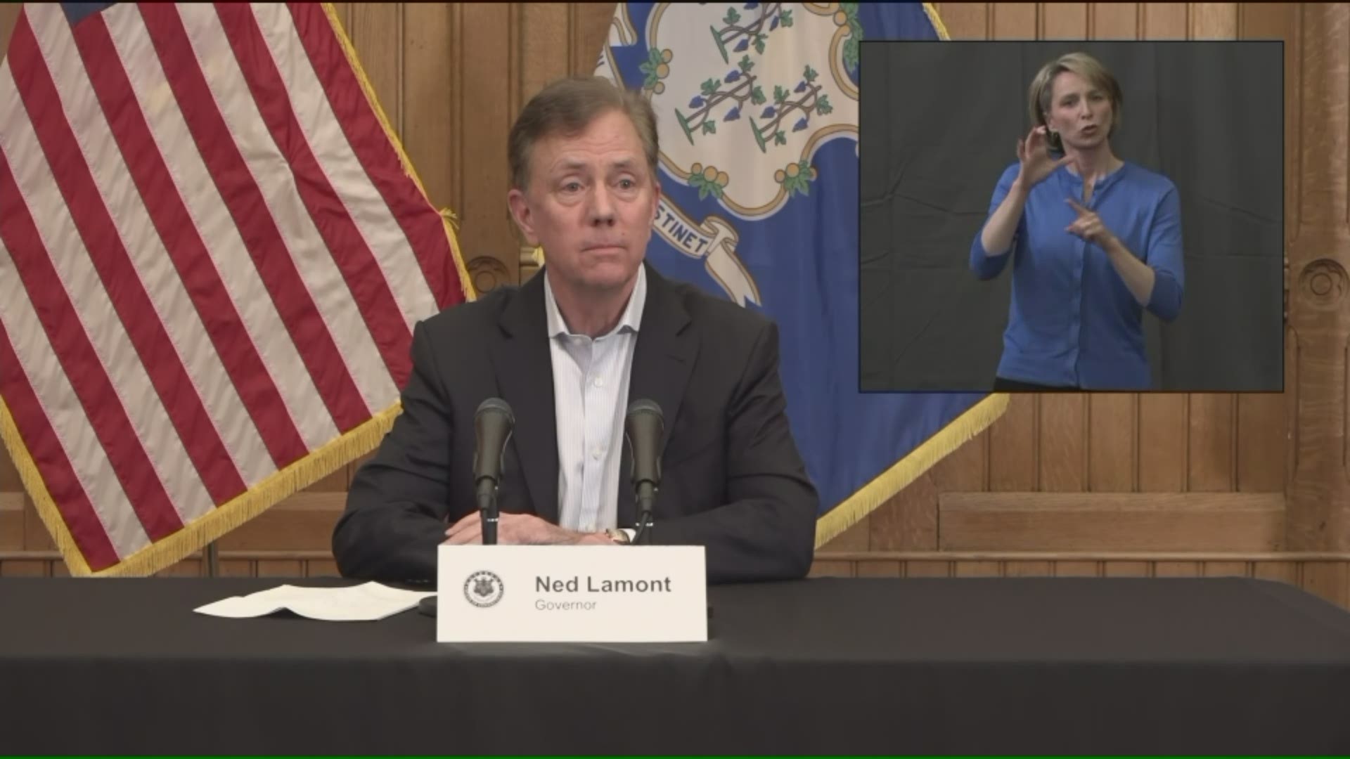 FOX61's Brian Didlake asks Gov. Lamont if residents can expect to see the National Guard regulating out-of-staters coming into CT similar to Rhode Island.