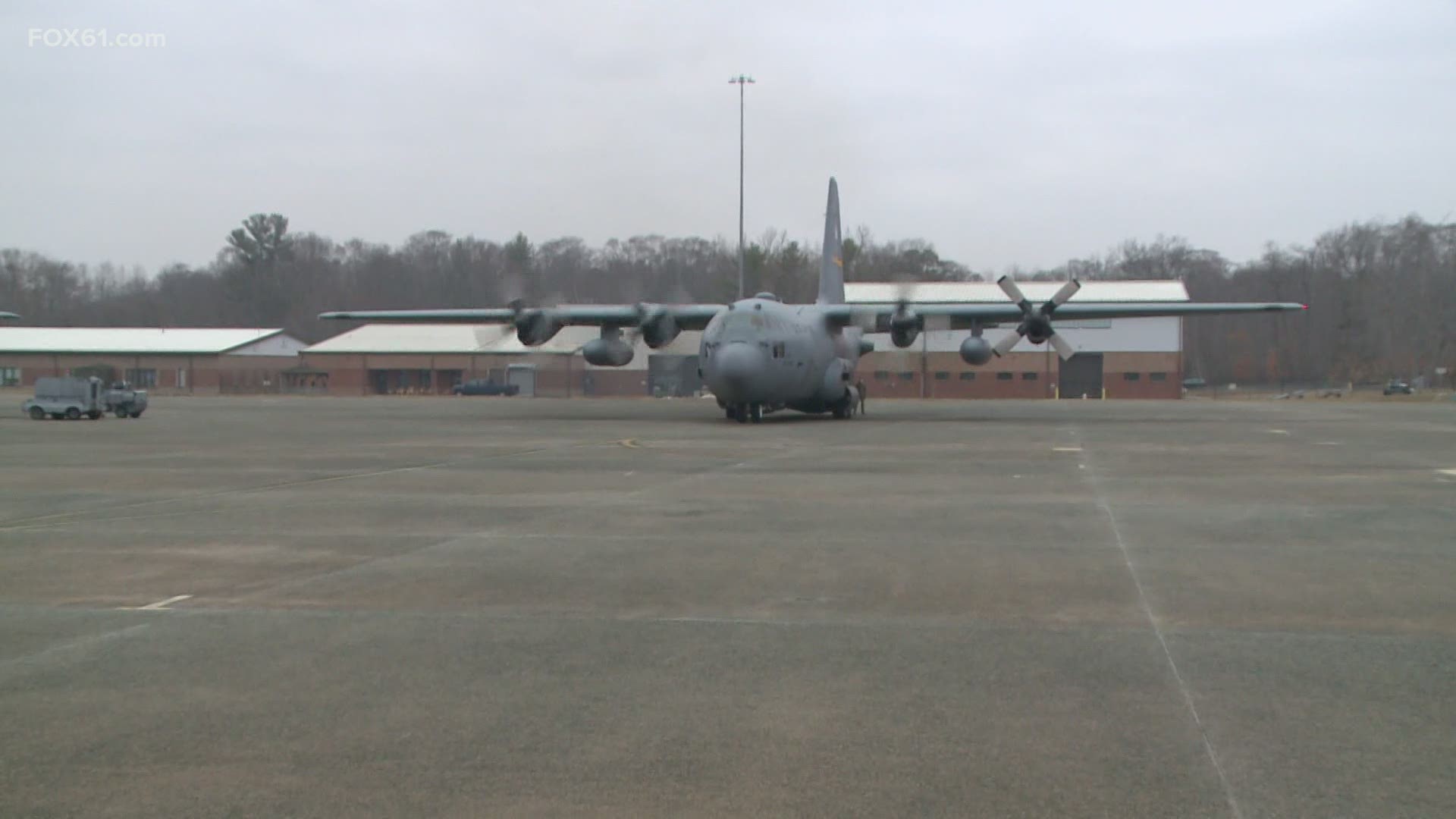 Connecticut's Air Guard has placed C-130H aircraft and crews on alert status.