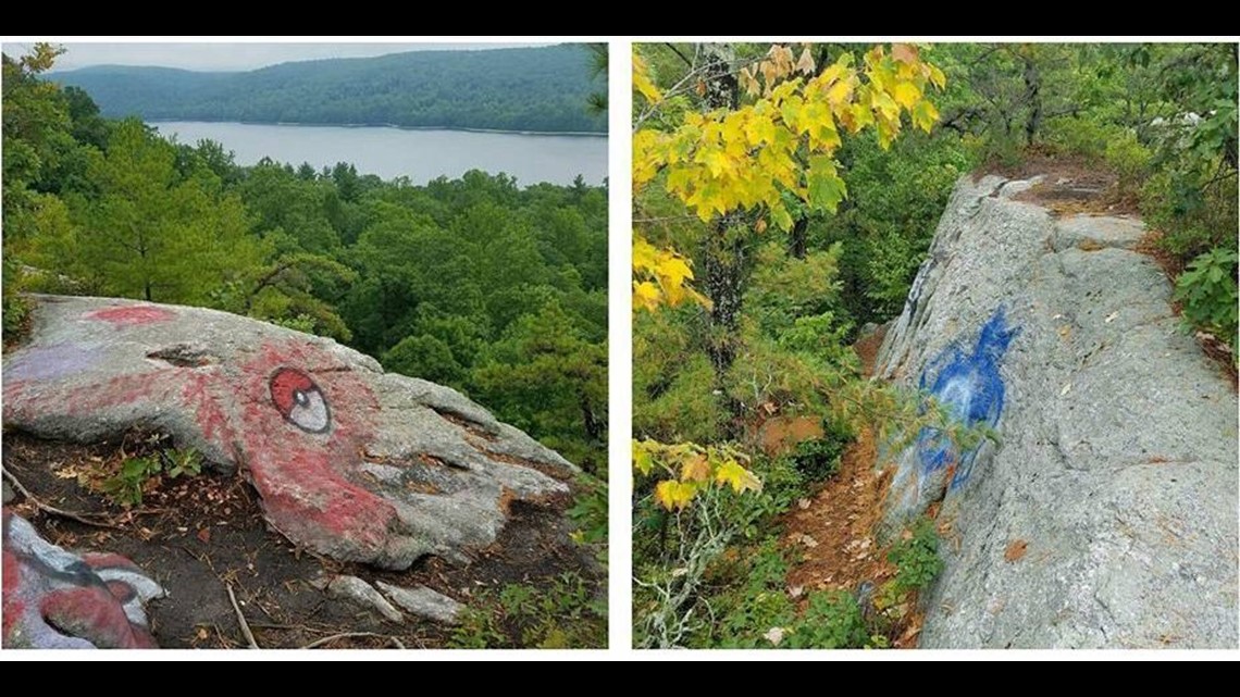 Pokemon graffiti in Barkhamsted park being cleaned up and investigated