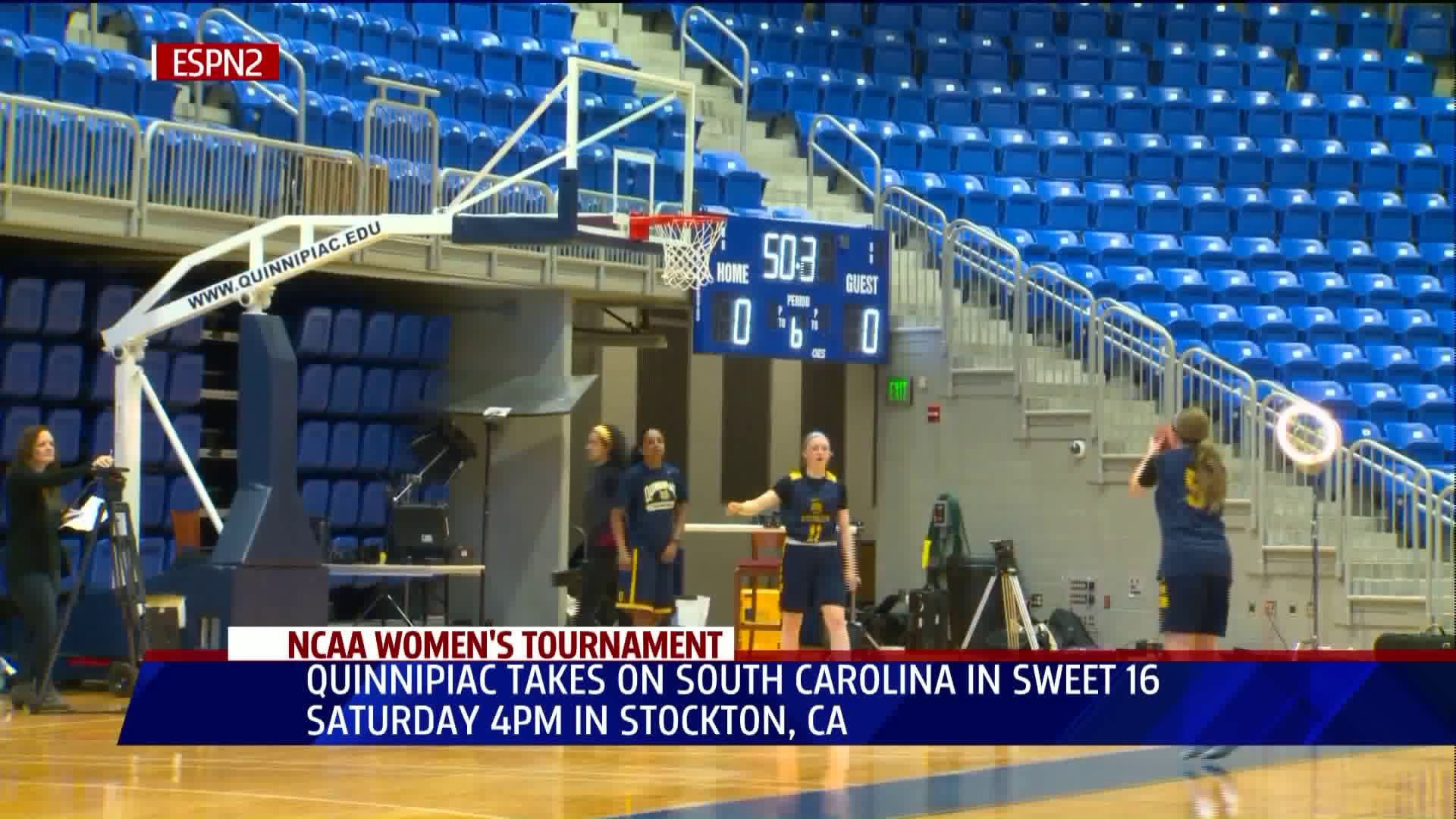 Quinnipiac women's basketball team preps for Sweet 16 showdown