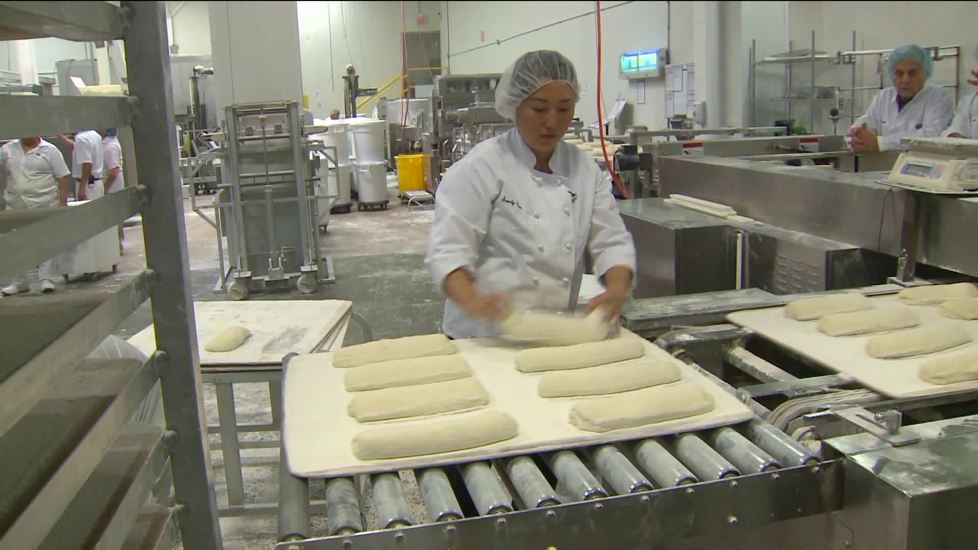 See how the bread is baked at Chabaso Bakery in New Haven