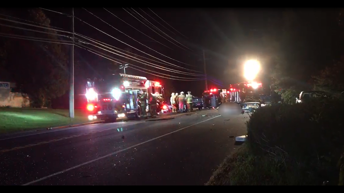 Three victims airlifted by Life Star with critical injuries after major