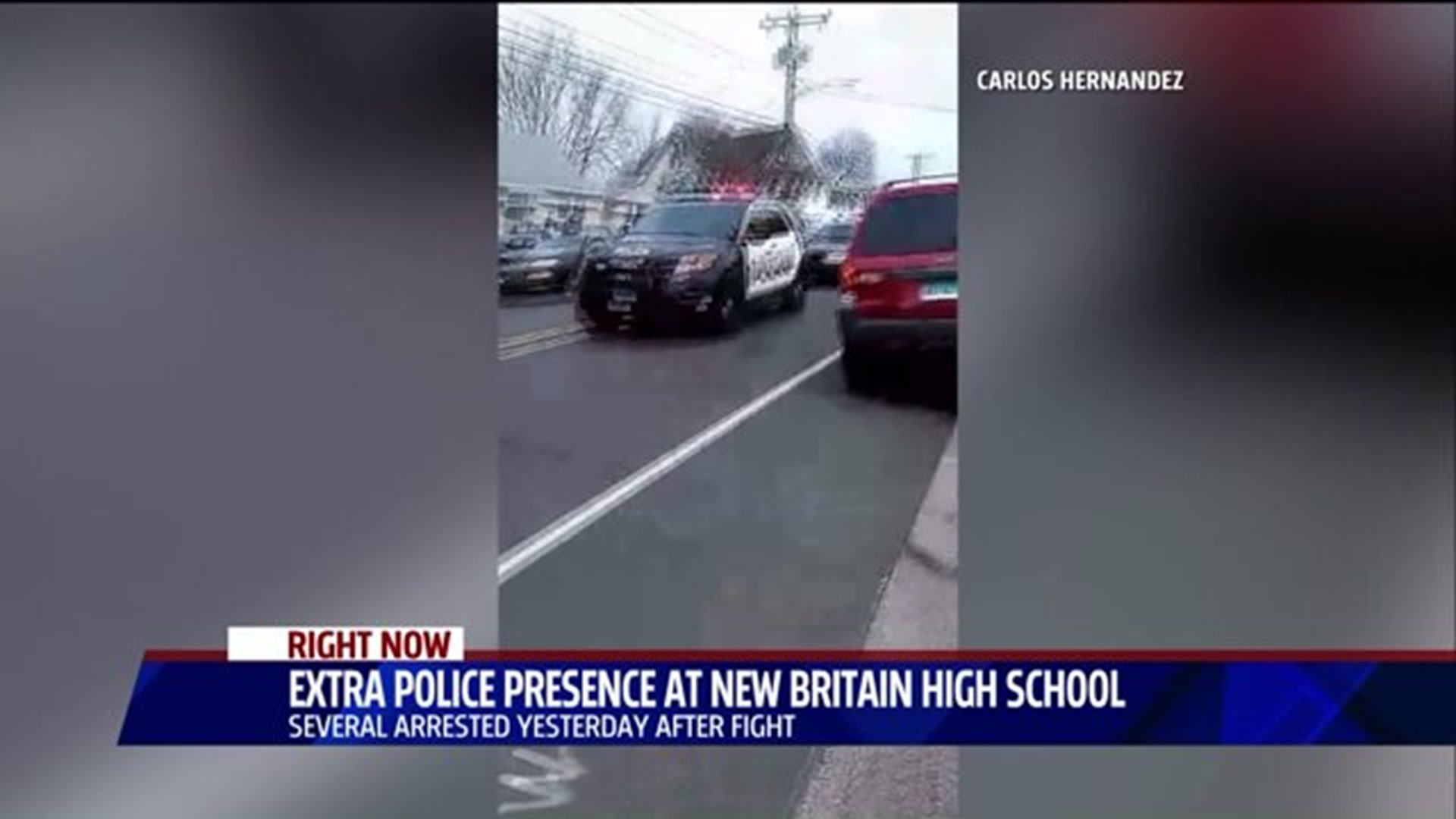 Police to be more visible outside New Britain High School after fight