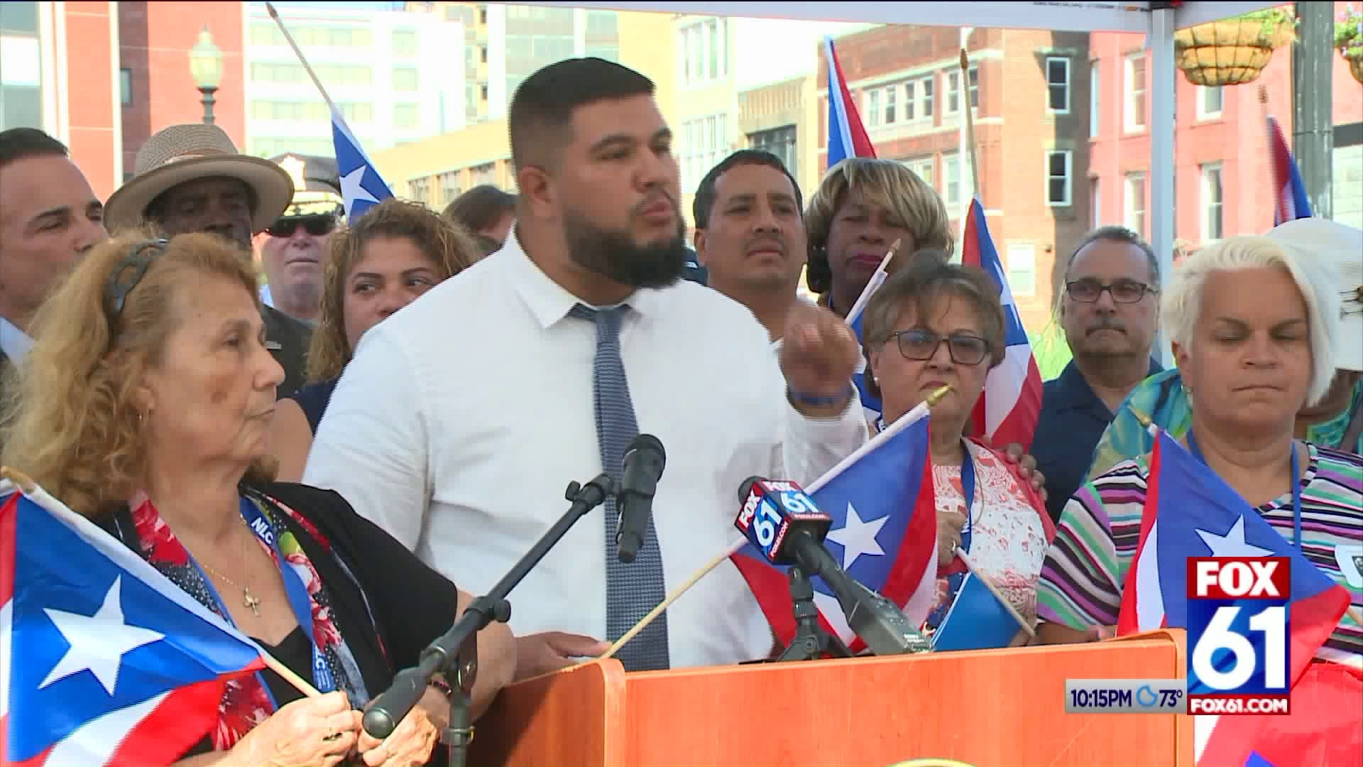 Pride and unity highlight emotions during rally for Puerto Rico