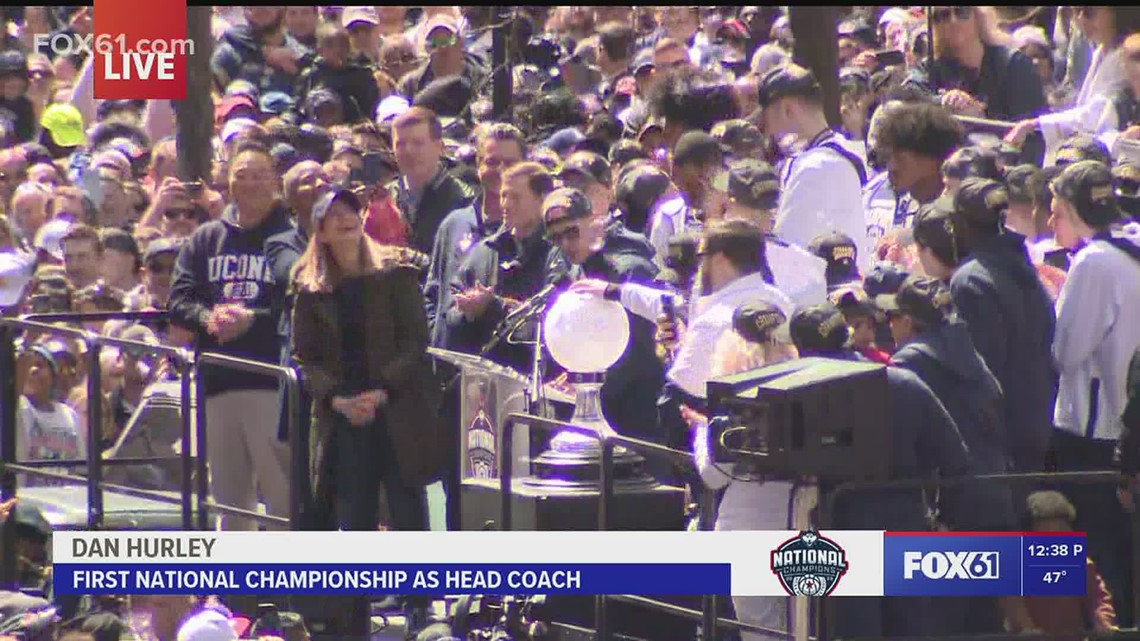 Parade of Champions: Tens of Thousands Gather in Hartford to Honor UConn  Huskies Men's Basketball - We-Ha