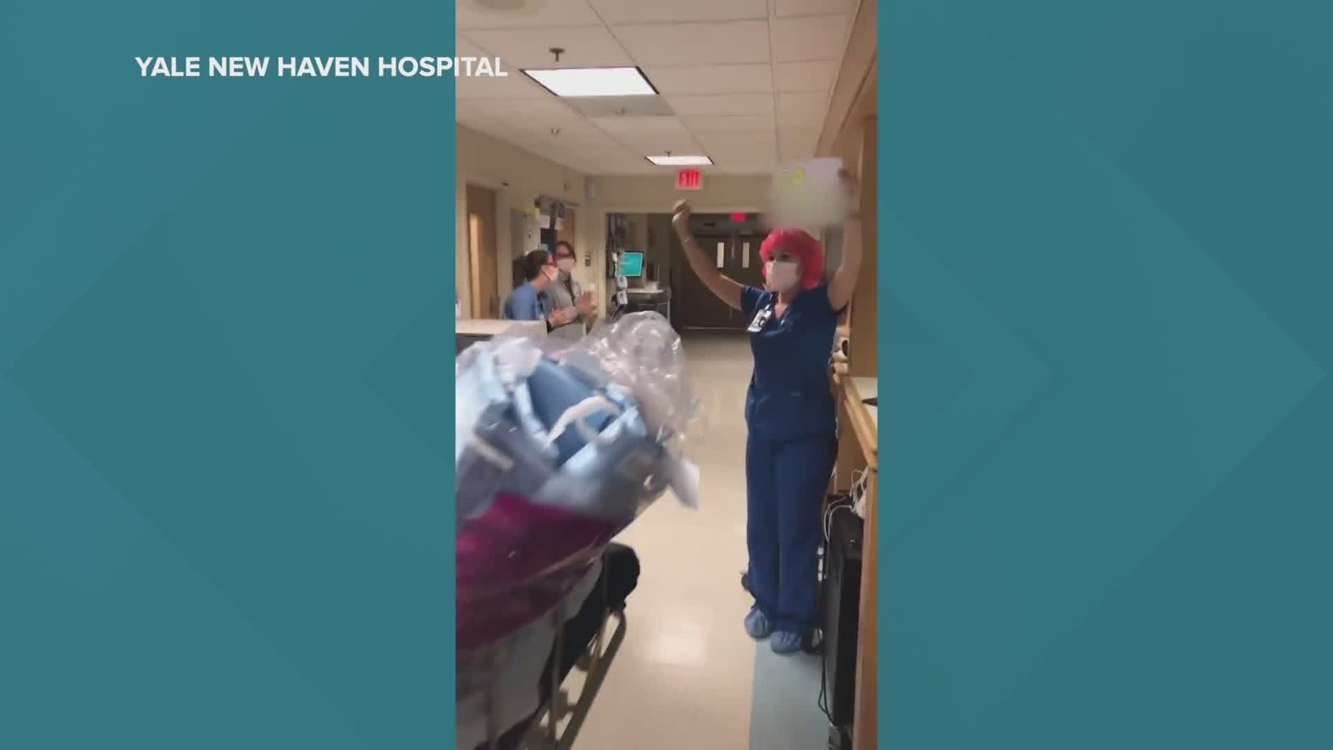 The patient at Yale-New Haven's St. Raphael's campus was moved to another floor after their condition improved