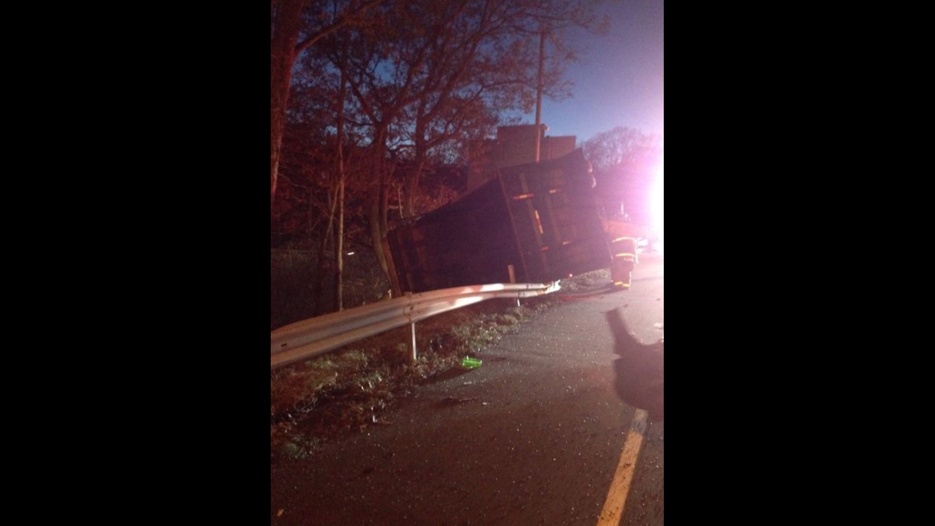 Lanes on I95 northbound reopened in Guilford closed following tractor