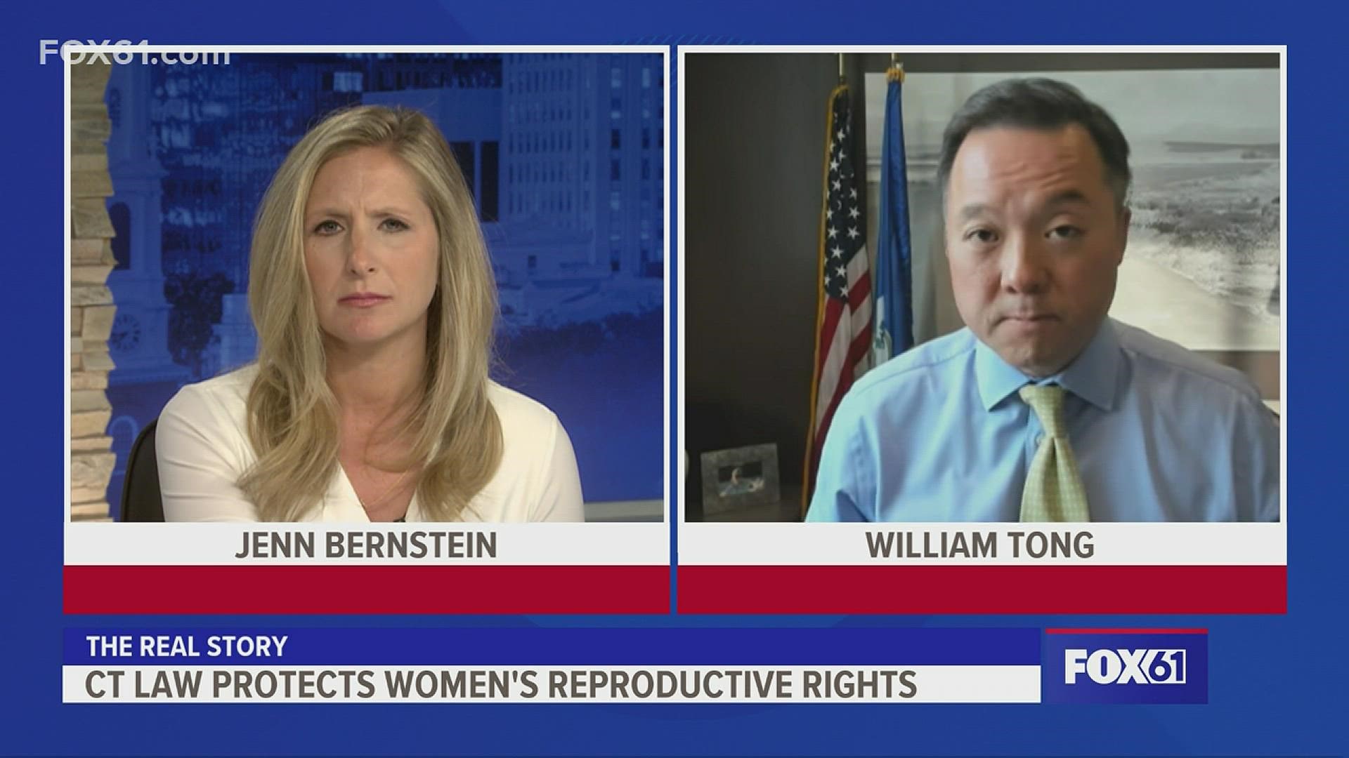 Connecticut Attorney General William Tong talks about Connecticut increasing abortion protections and his plans as he runs for