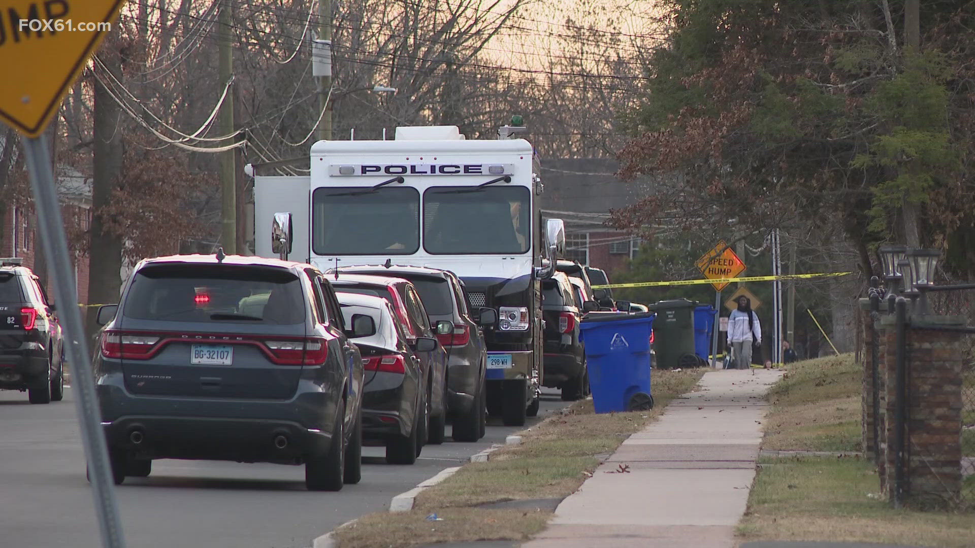 West Hartford police said they arrested an adult suspect after a shooting that left one adult with non-life-threatening injuries.