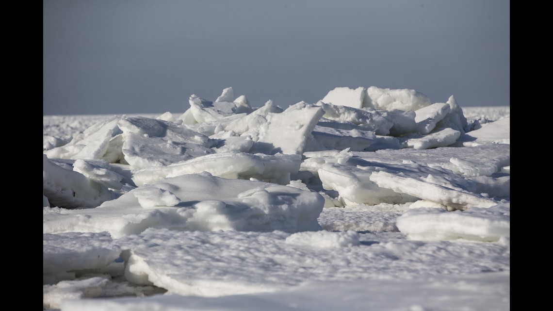 WATCH: Incredible images of sea ice covering Cape Cod Bay | fox61.com