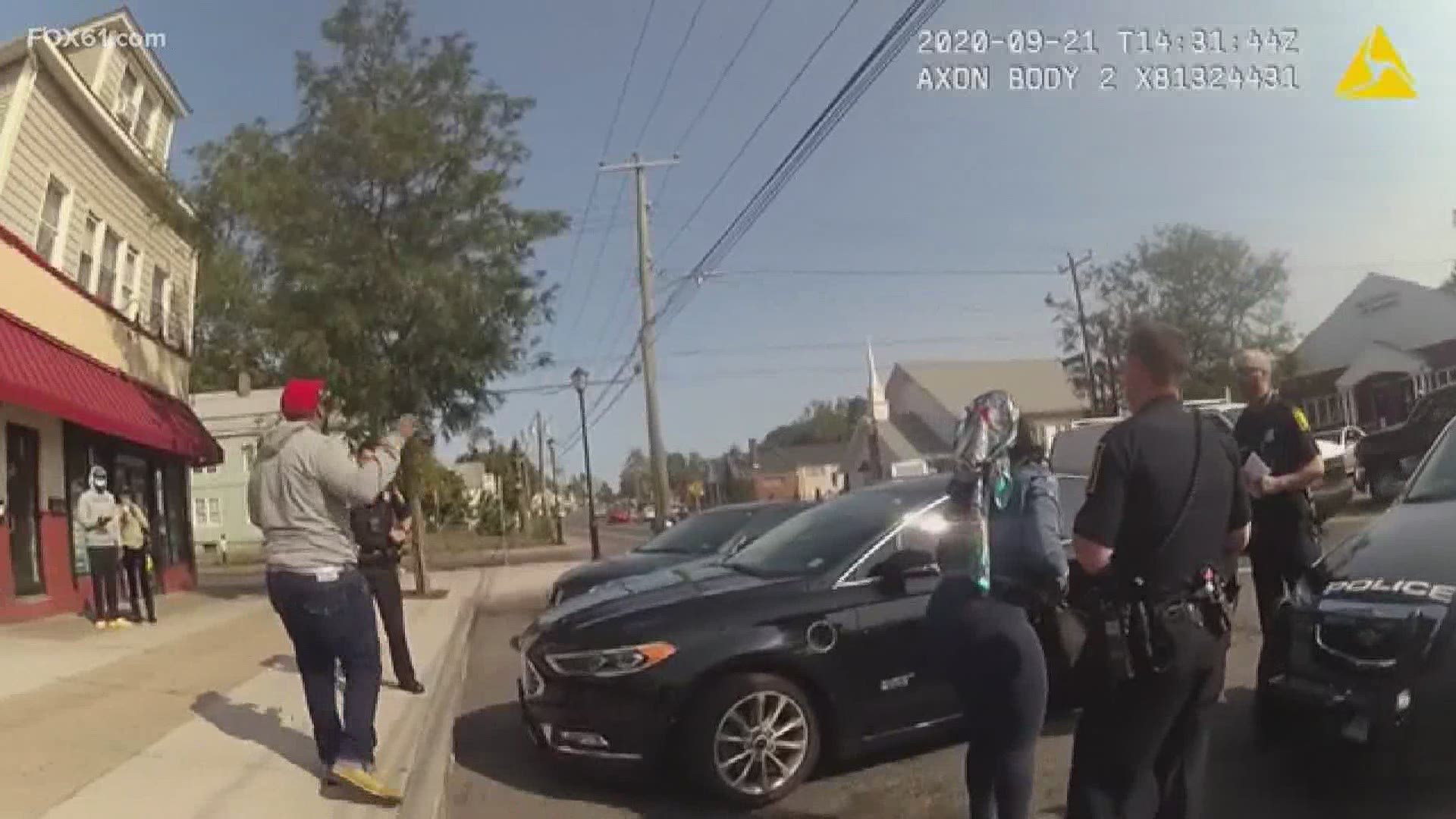Videos have been circulating on social media showing Hartford police arresting a woman after they claimed her car was stolen.