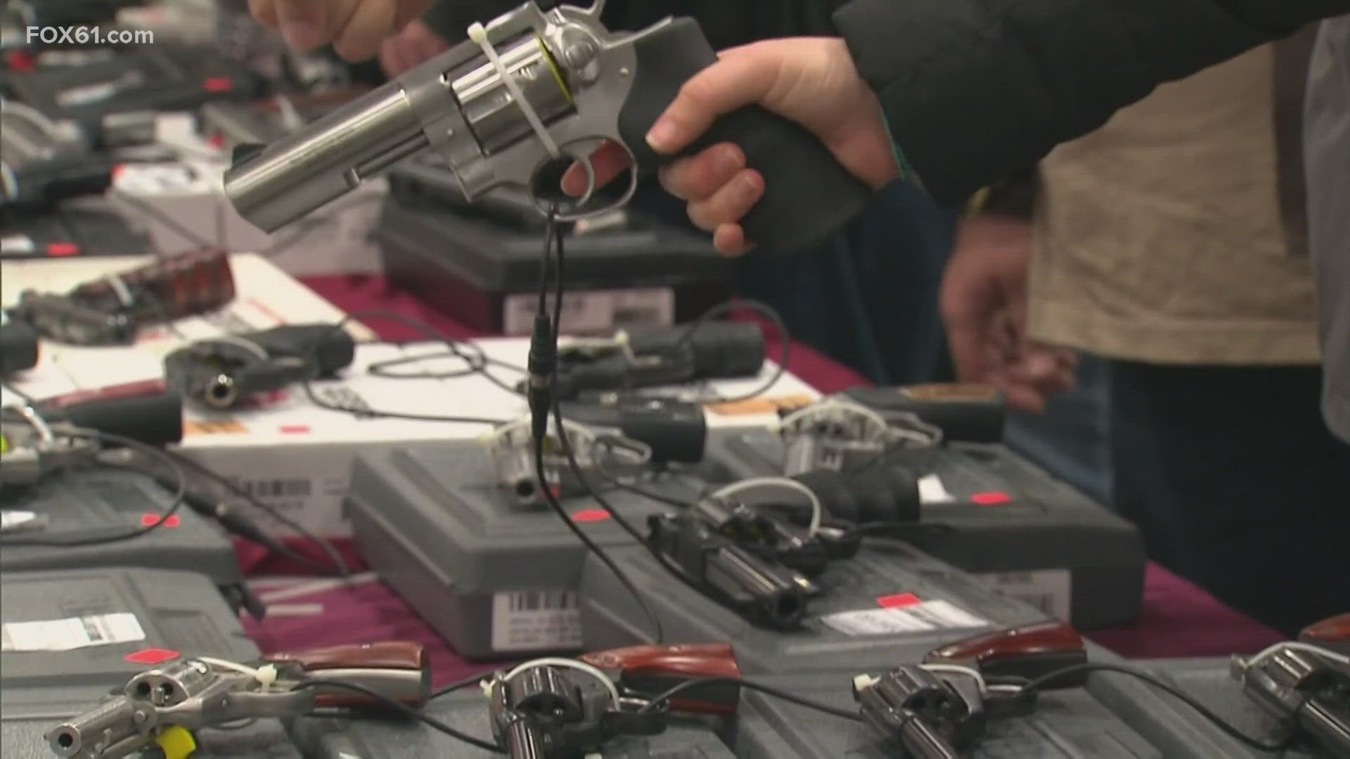 One law that takes effect on Sunday is the open carry of pistols will now be banned.