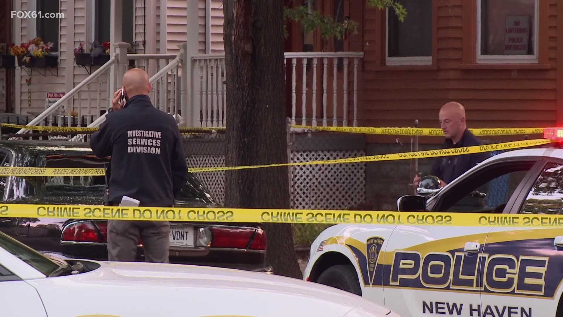 New Haven police are providing new details about the shooting Sunday that ended with one man being shot dead and a woman critically injured.