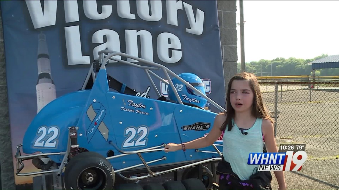 10 year old doesn t let diabetes slow her down on the race track