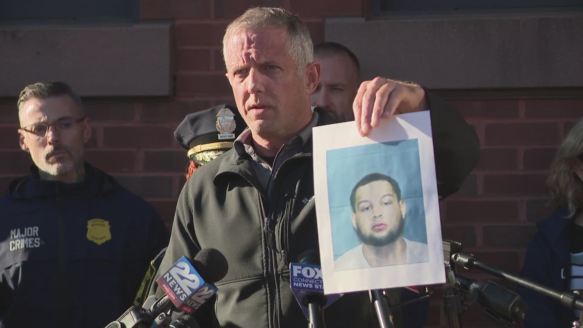 Hartford Police held a press conference on the drive-by shooting last night that left a mother and her small child dead