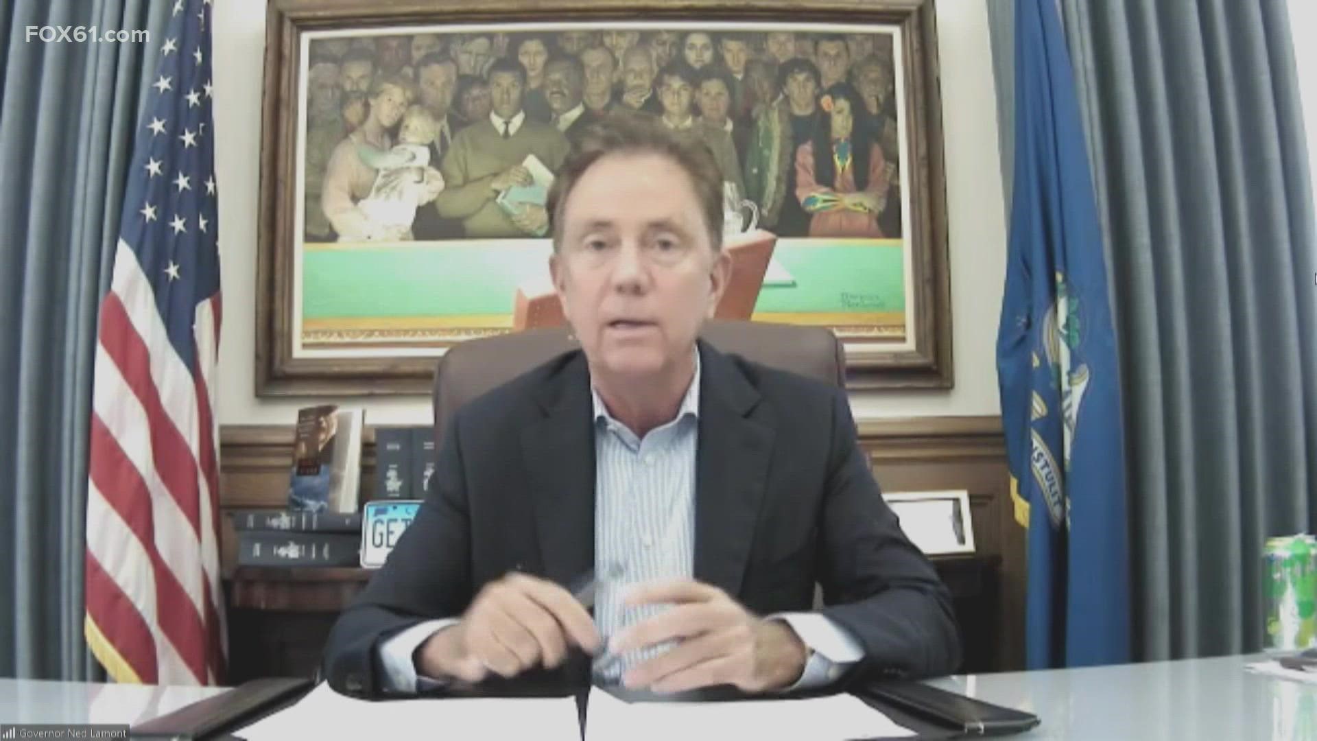 According to Gov. Ned Lamont, 96% of state employees were compliant with the vaccine mandate as of Wednesday evening.